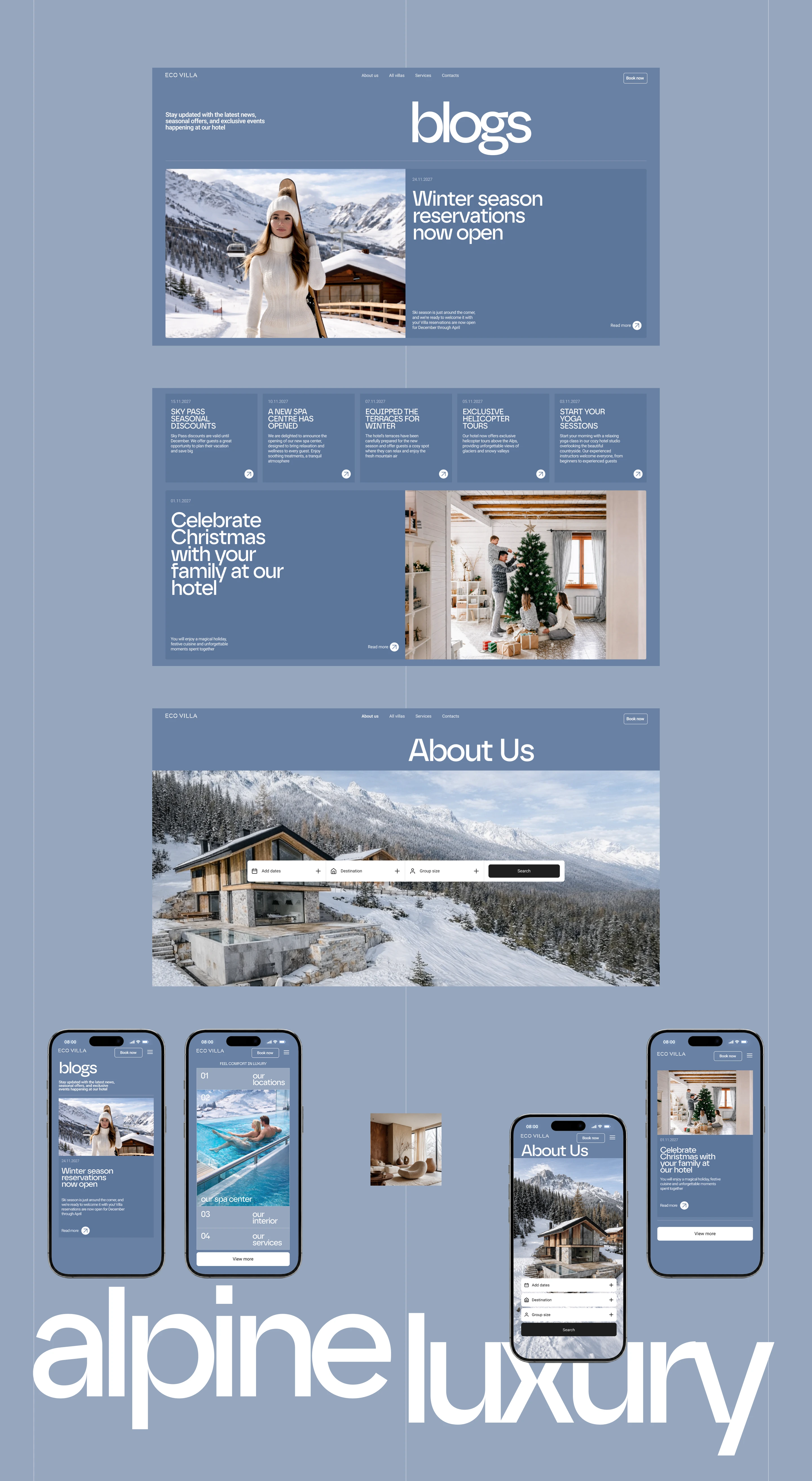 Alpine luxury | Corporate website — Изображение №7 — Интерфейсы, Нейро на Dprofile