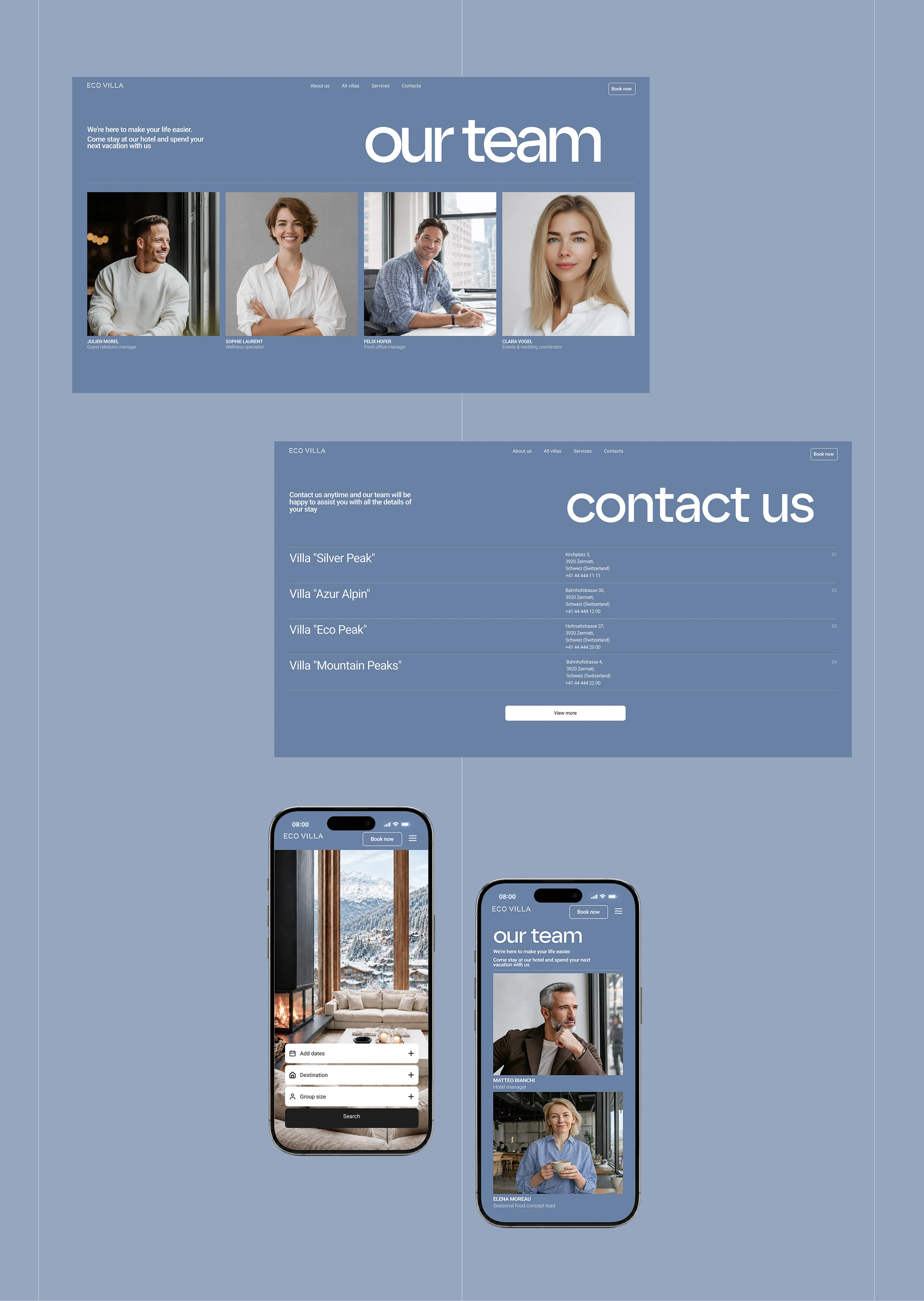 Alpine luxury | Corporate website — Изображение №9 — Интерфейсы, Нейро на Dprofile