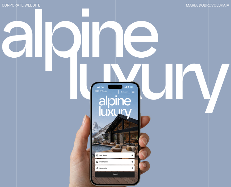 Alpine luxury | Corporate website — Интерфейсы, Нейро на Dprofile