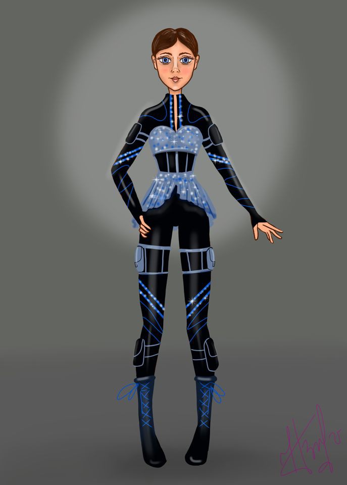 Эскиз, костюм танцевальный — Изображение №1 — Интерфейсы, Иллюстрация на Dprofile