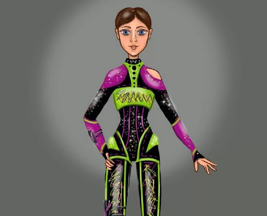 эскиз для танцевального костюма на Dprofile