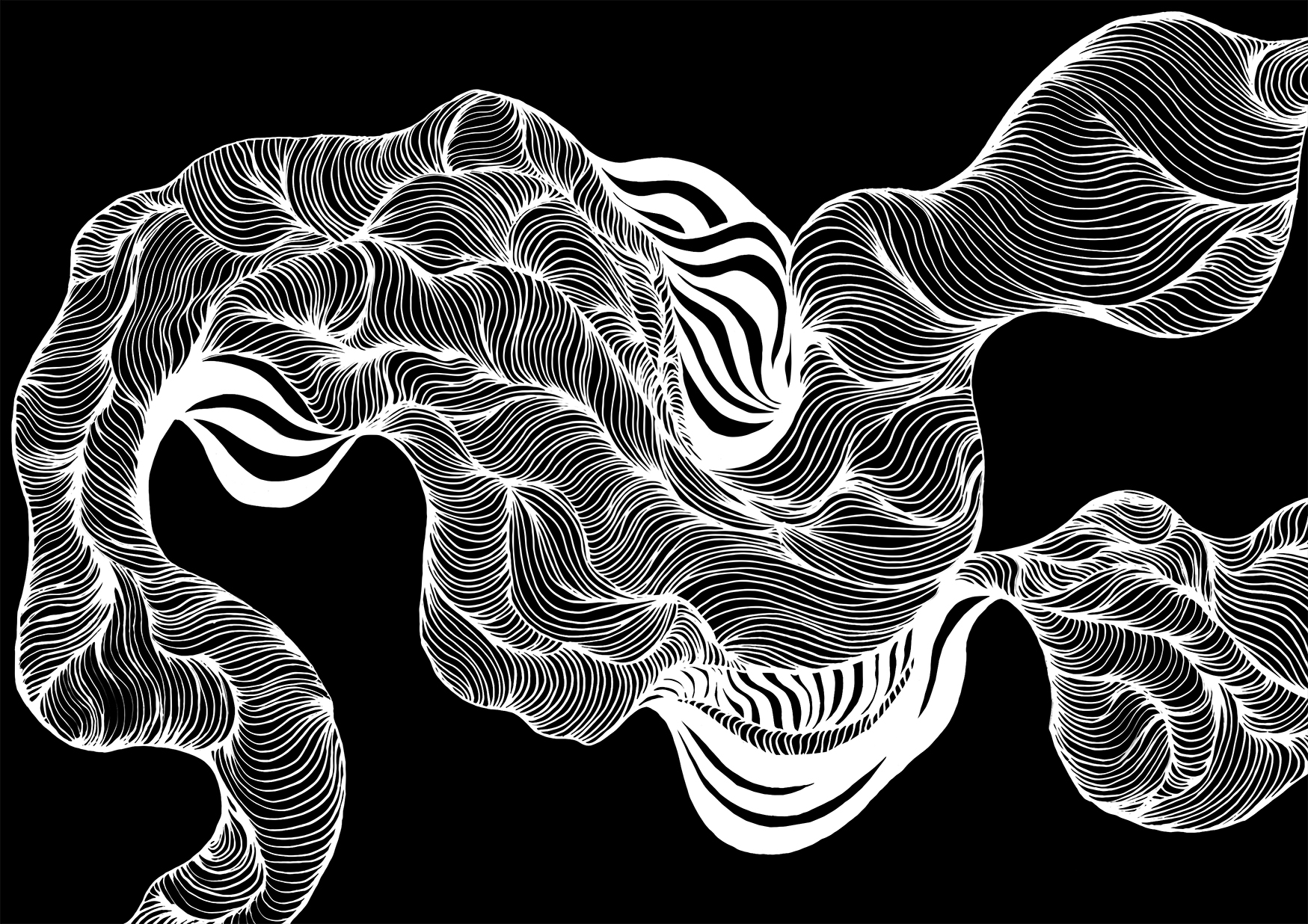 natural disasters / линейный арт — Изображение №2 — Иллюстрация, Графика на Dprofile