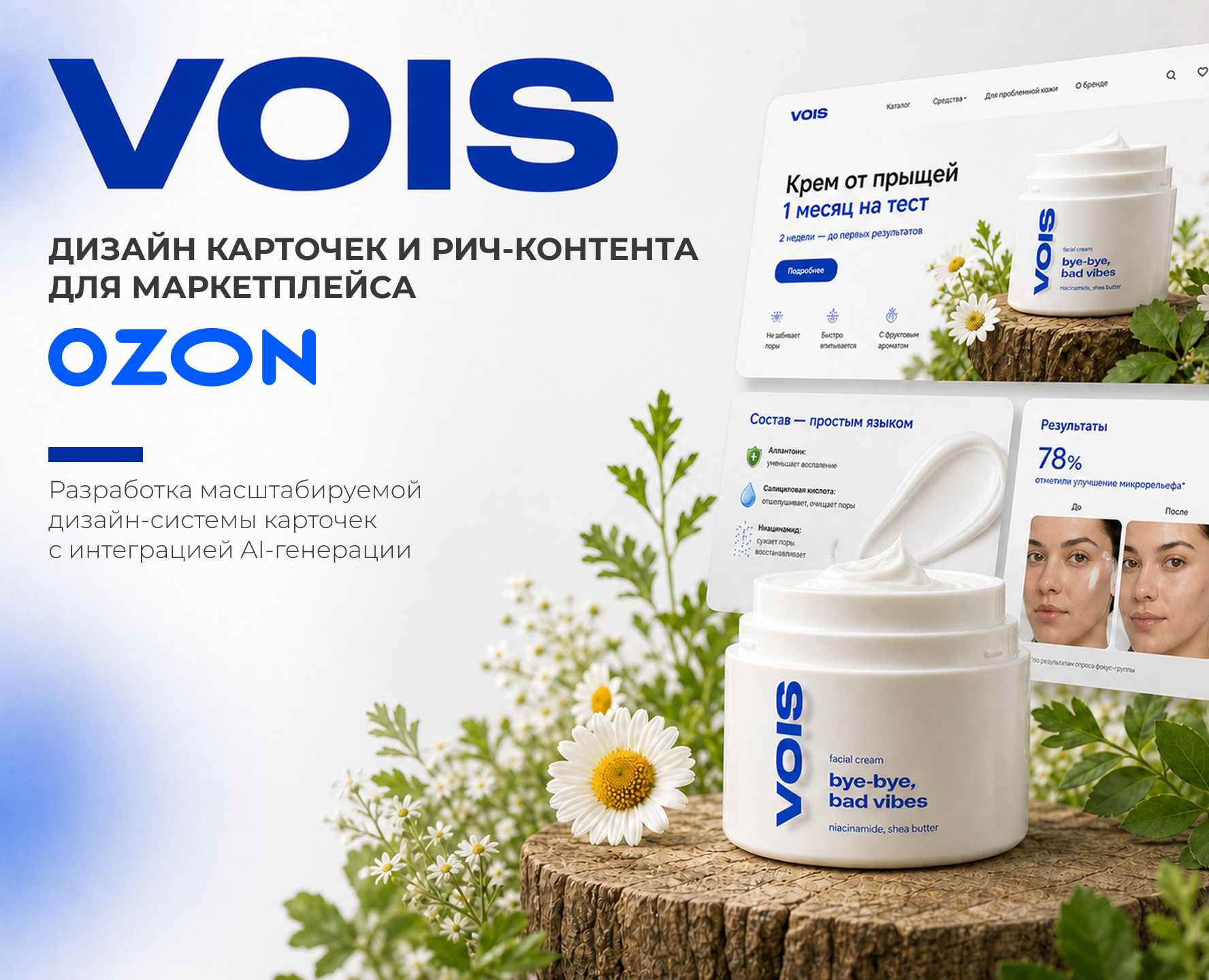 VOIS Дизайн карточек и рич-контента для маркетплейса на Dprofile