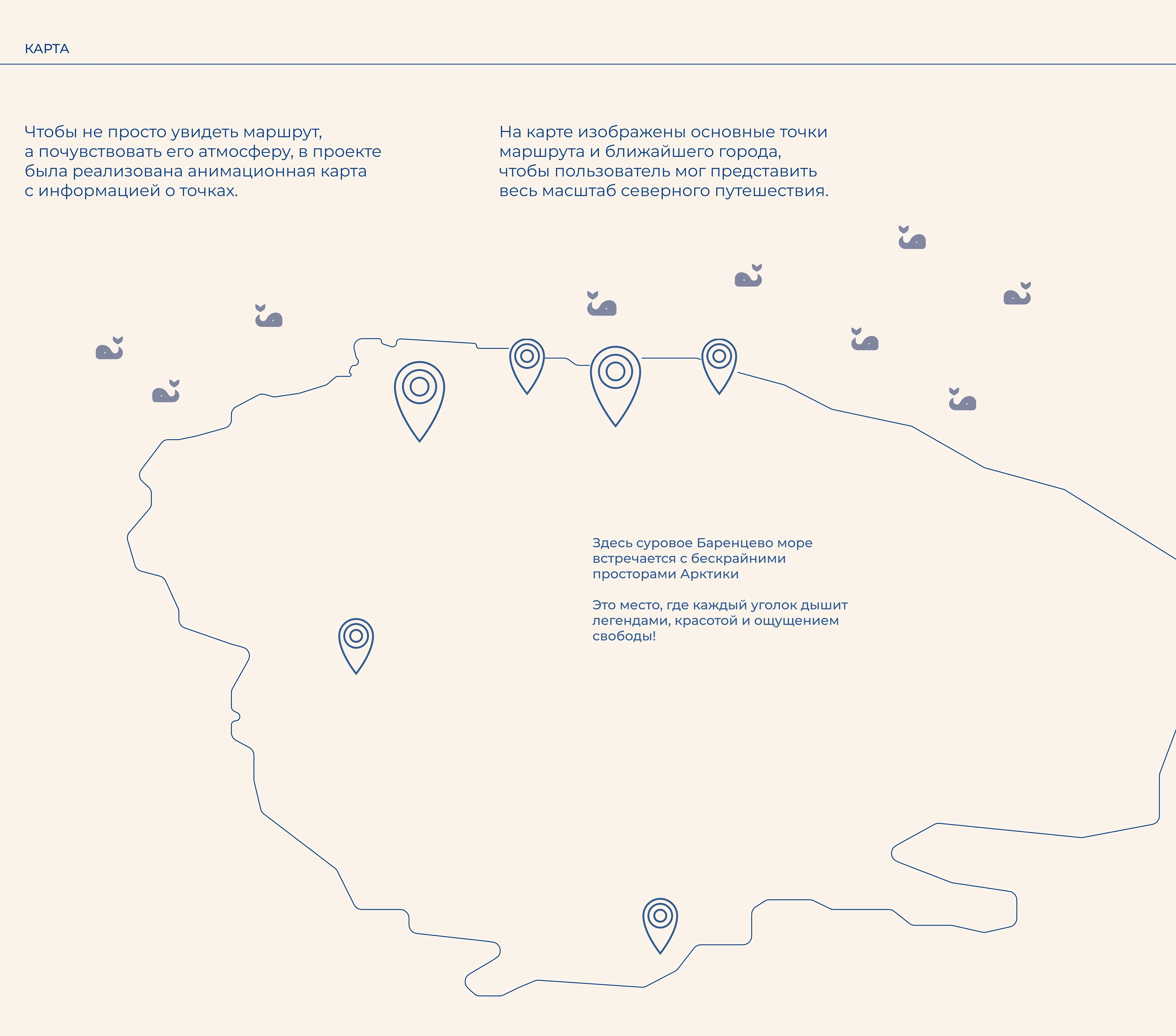 Лендинг | Тур в Териберку — Изображение №4 — Интерфейсы, Брендинг на Dprofile