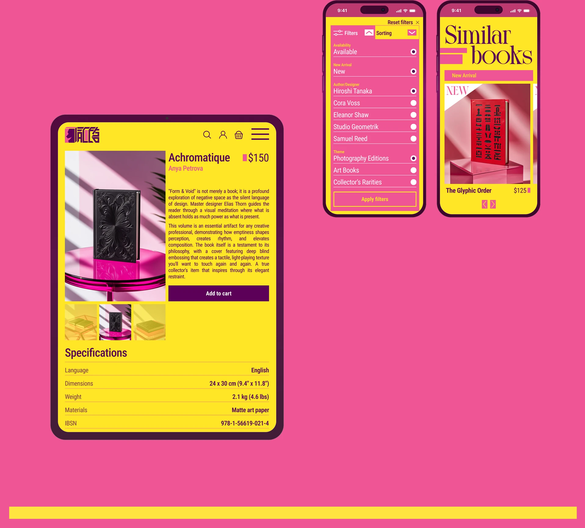 FACE OUT | Online Book Store Website — Изображение №12 — Интерфейсы на Dprofile