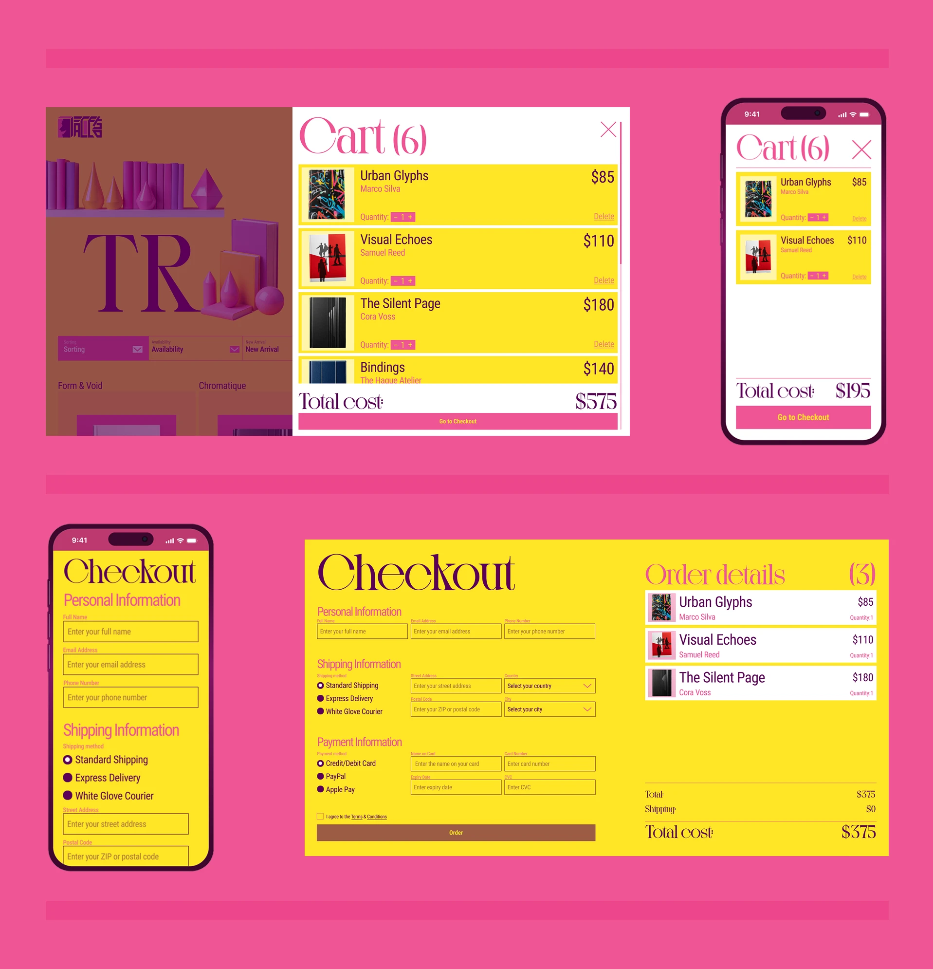 FACE OUT | Online Book Store Website — Изображение №18 — Интерфейсы на Dprofile