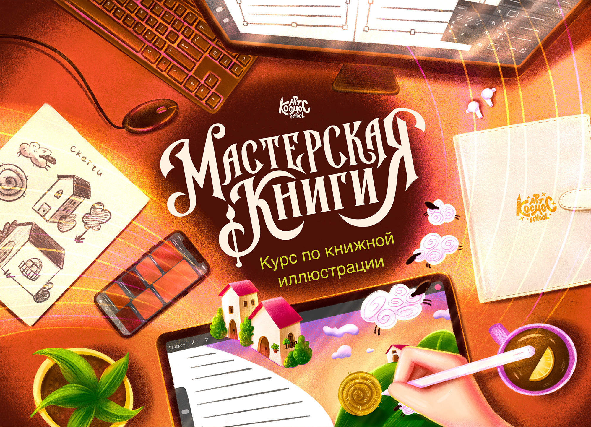 Иллюстрации для сайта онлайн школы — Изображение №1 — Иллюстрация, Графика на Dprofile