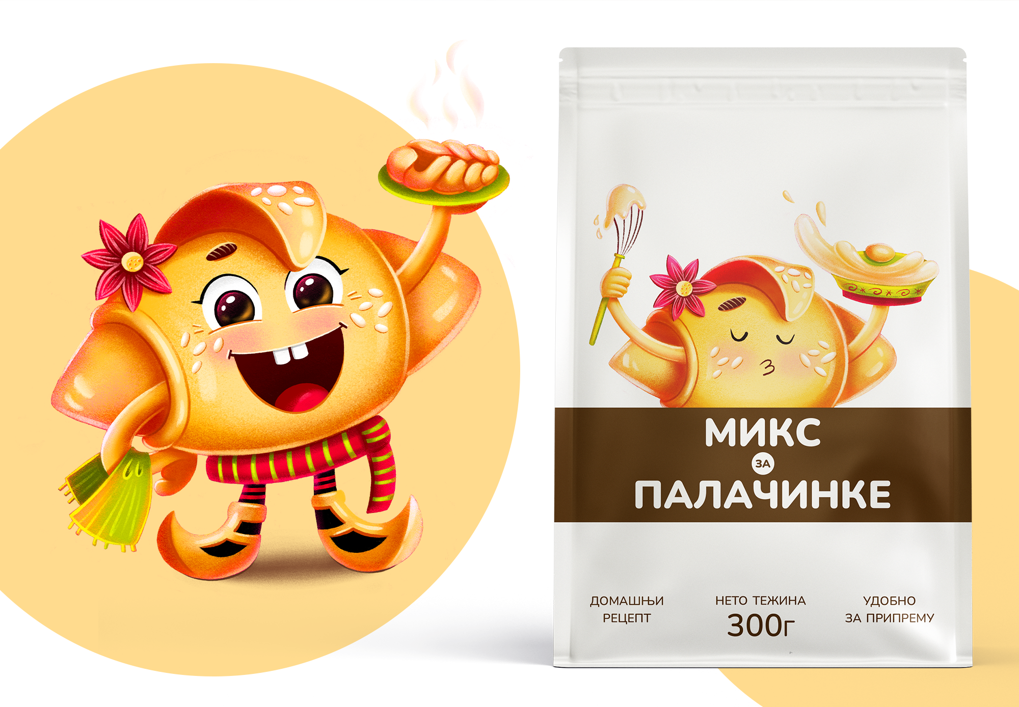 Бренд-персонаж для сербской пекарни — Изображение №7 — Иллюстрация, Графика на Dprofile