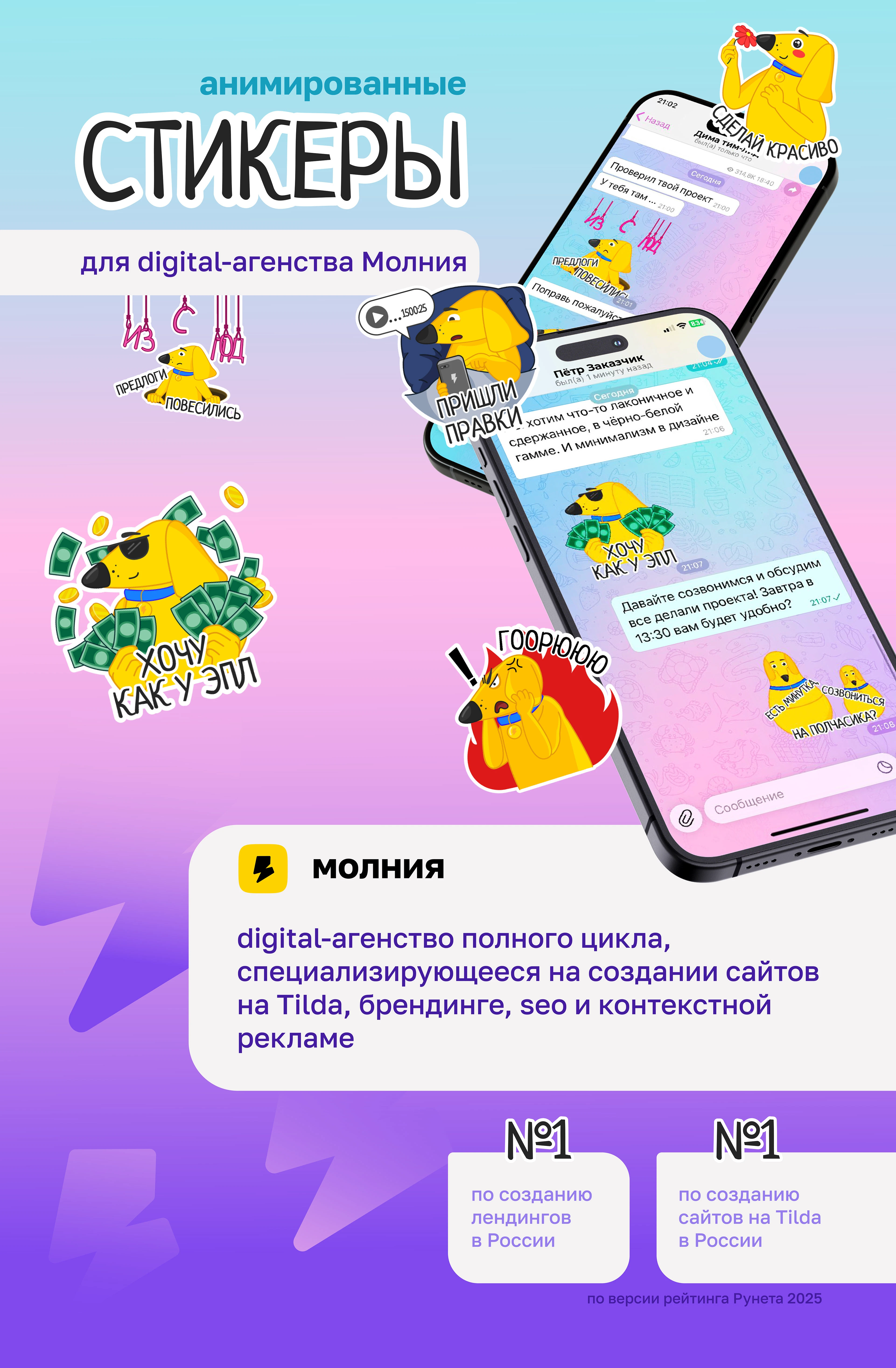 Анимированные стикеры для бренда — Изображение №1 — Иллюстрация, Анимация на Dprofile