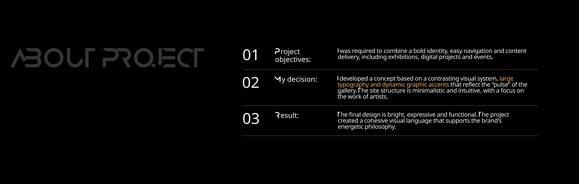 Художественная арт-диджитал галерея Pulse Art Space — Изображение №2 — Интерфейсы, Брендинг на Dprofile