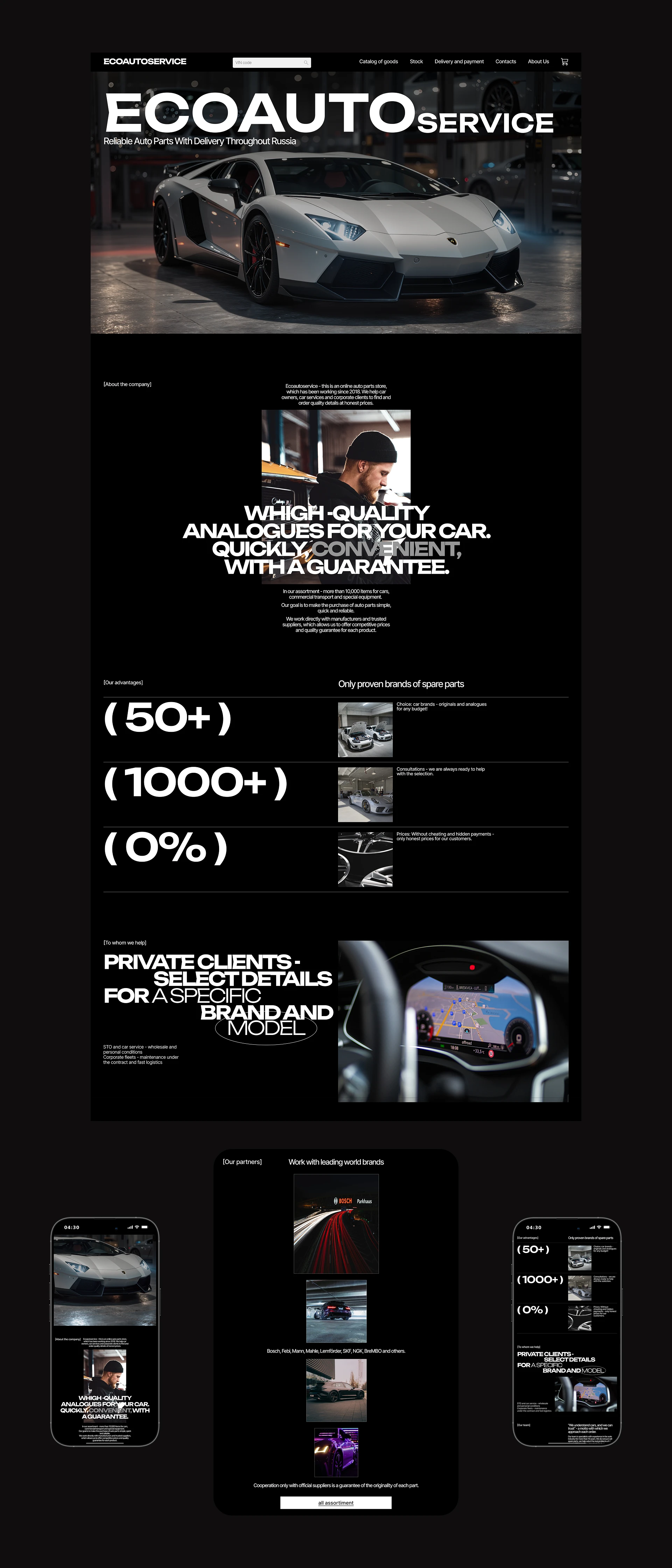 Интернет-магазин автозапчастей — Изображение №12 — Интерфейсы, Брендинг на Dprofile