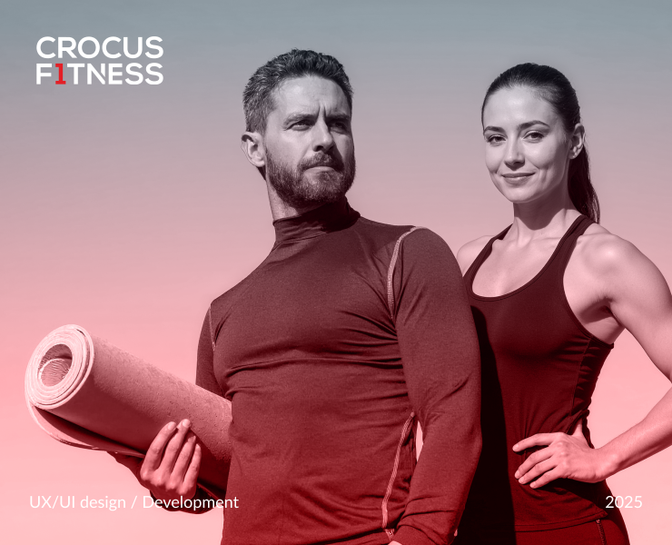 CROCUS FITNESS Website — Интерфейсы на Dprofile