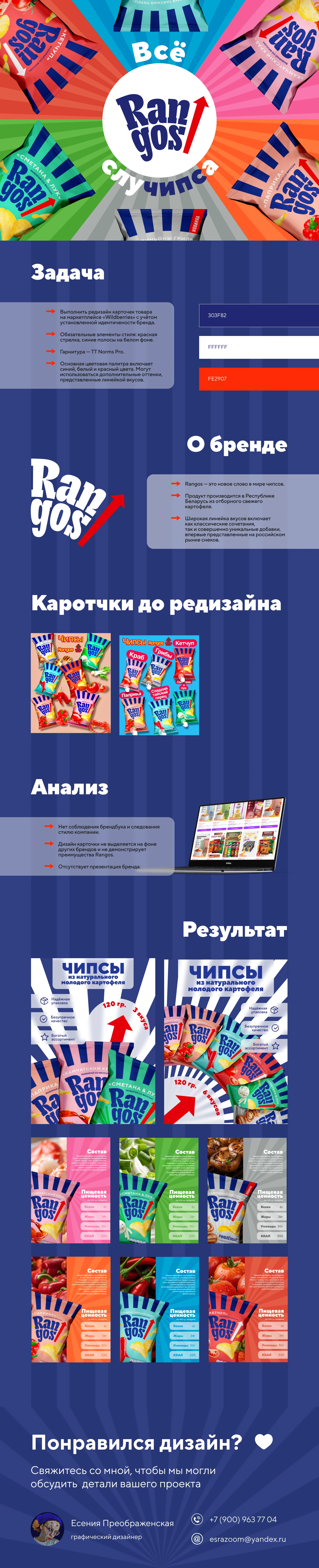 Редизайн карточки товара на Wildberries для Rangos — Изображение №1 — Графика на Dprofile