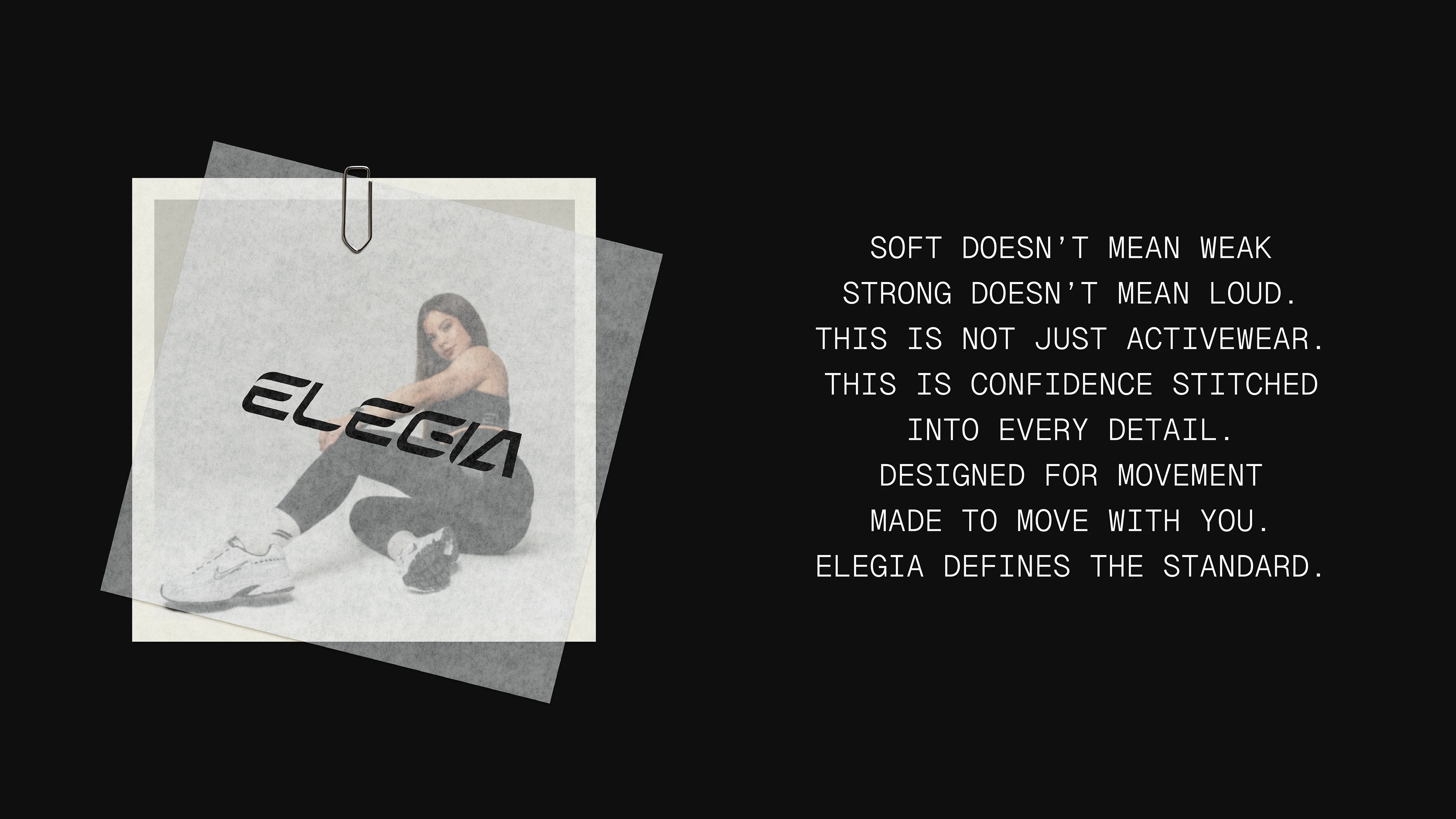 Elegia / Activewear Brand Identity — Изображение №3 — Брендинг на Dprofile