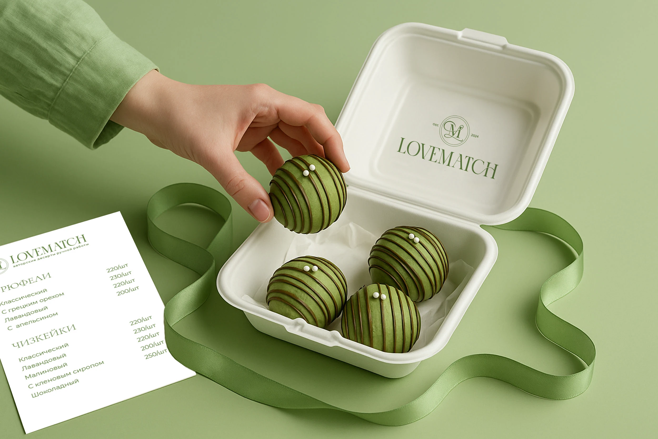 Фирменный стиль для бренда авторских десертов — Изображение №20 — Брендинг на Dprofile