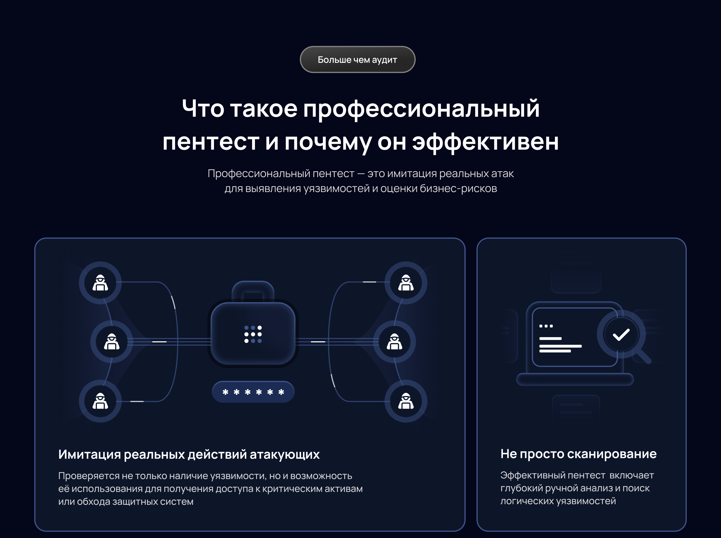 Лендинг для провайдера кибербезопасности — Изображение №9 — Интерфейсы на Dprofile