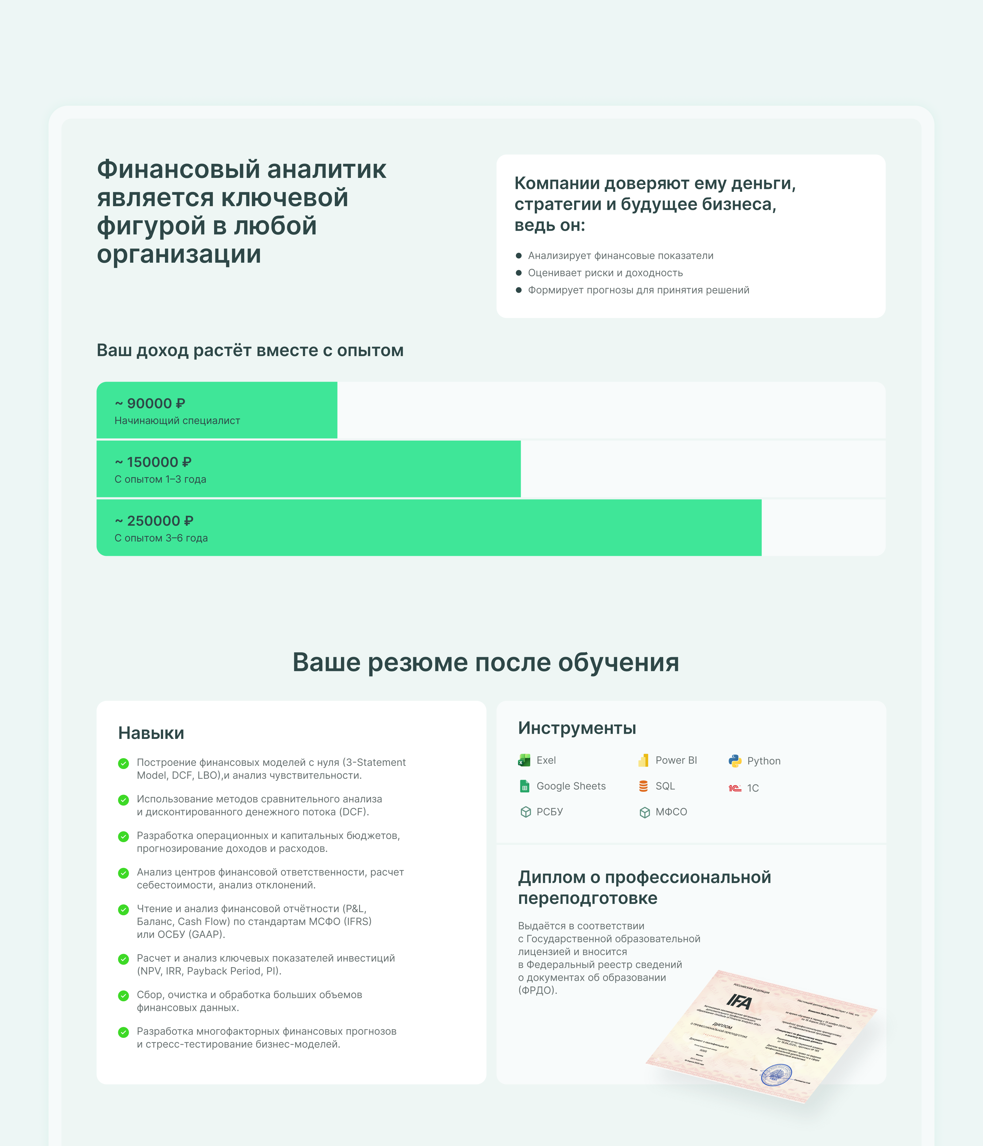 Лендинг для образовательной платформы — Изображение №3 — Интерфейсы на Dprofile
