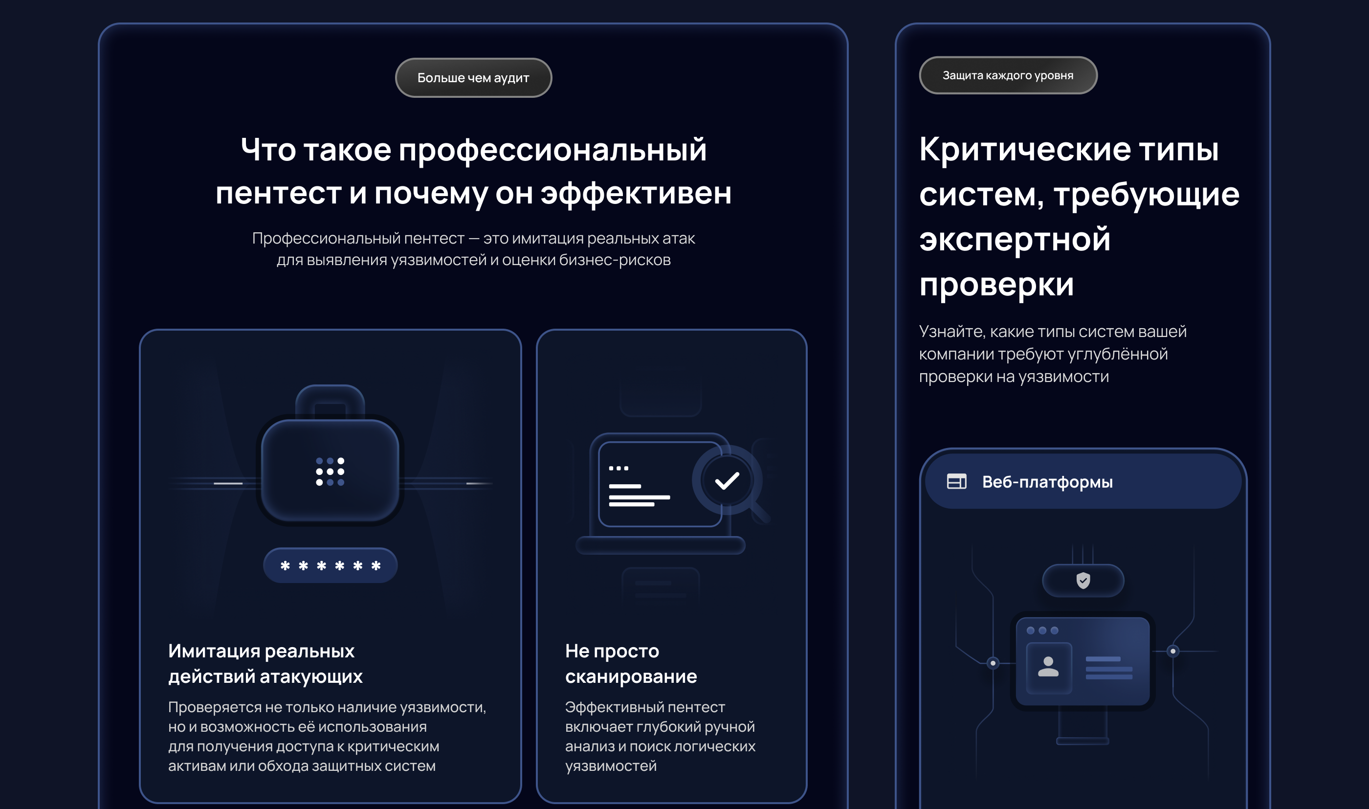 Лендинг для провайдера кибербезопасности — Изображение №16 — Интерфейсы на Dprofile