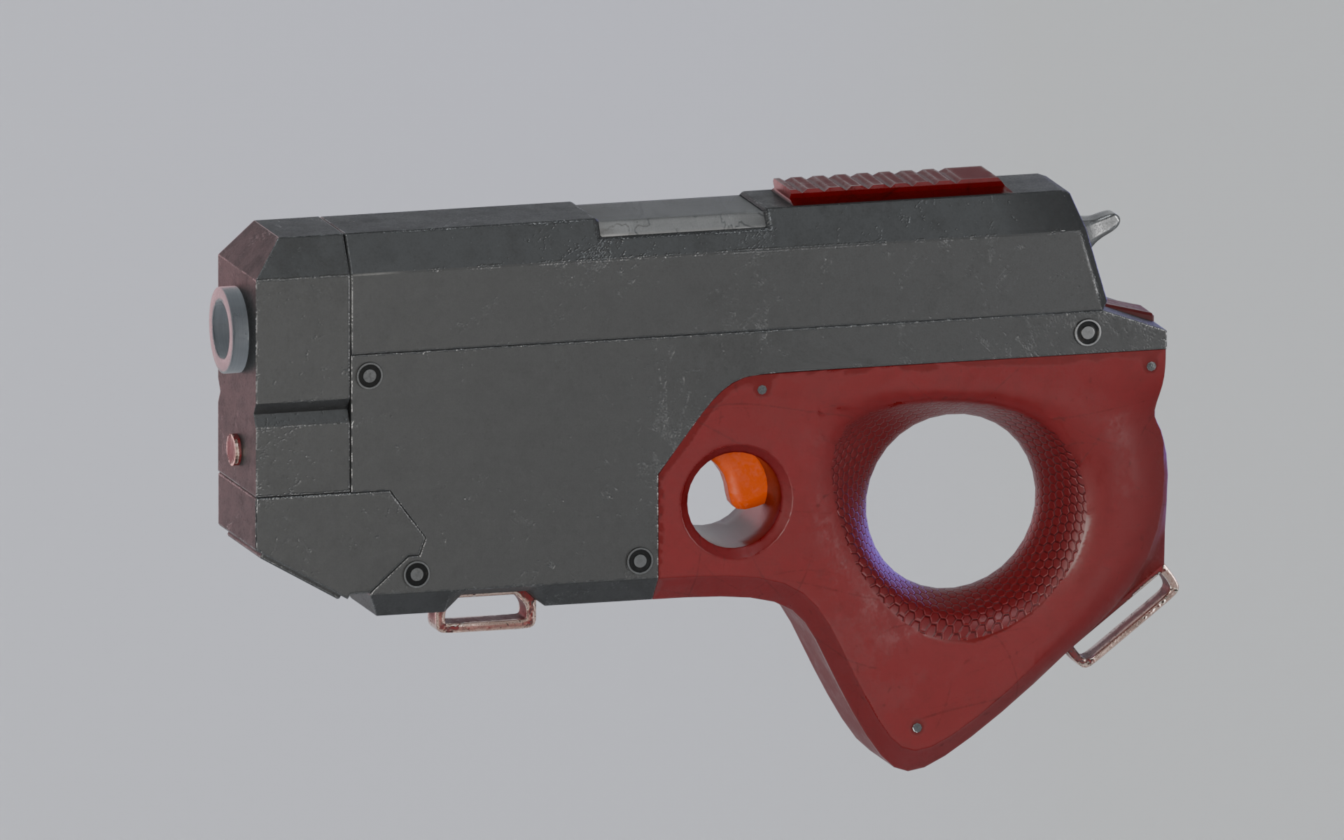 CyberPunk Pistol — Изображение №1 — 3D на Dprofile