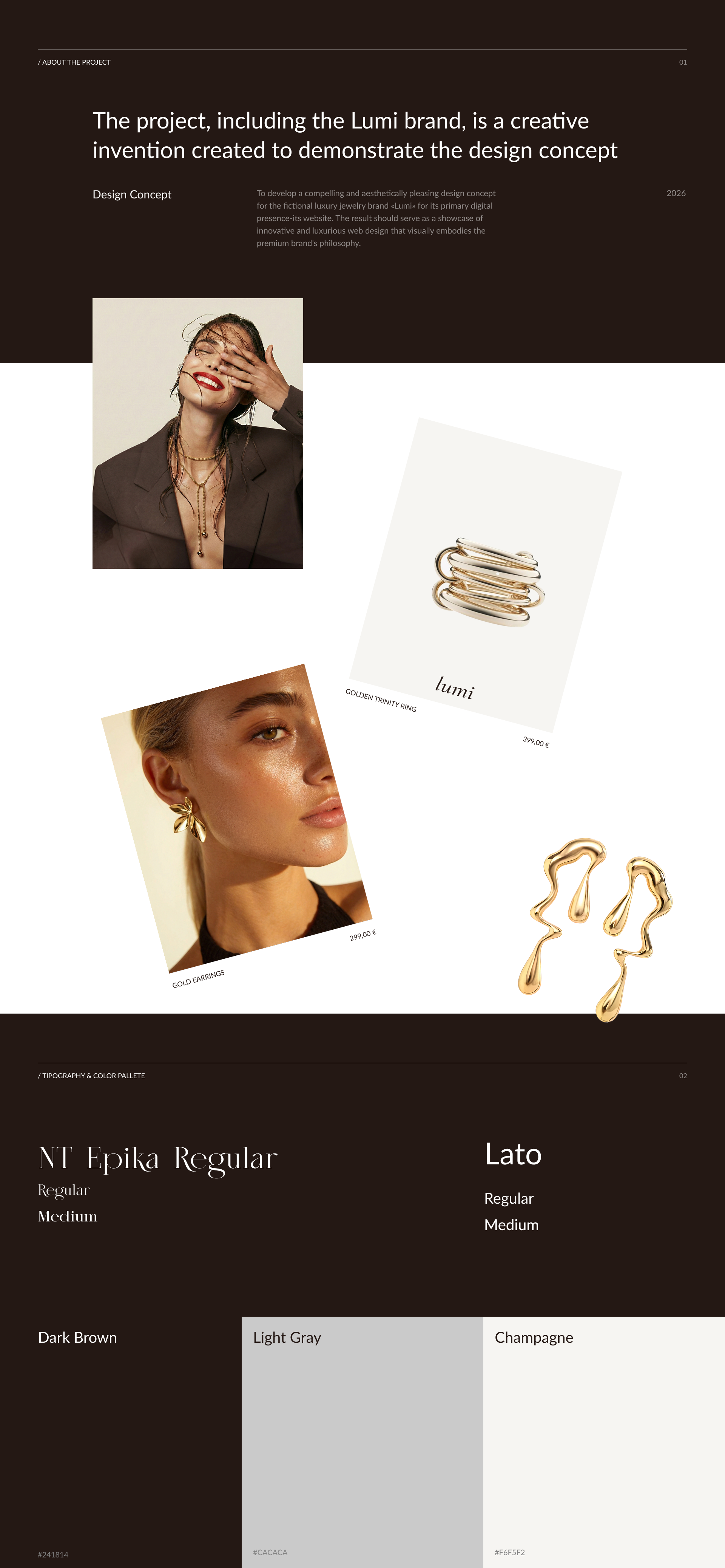 Lumi - jewelry store — Изображение №2 — Интерфейсы на Dprofile