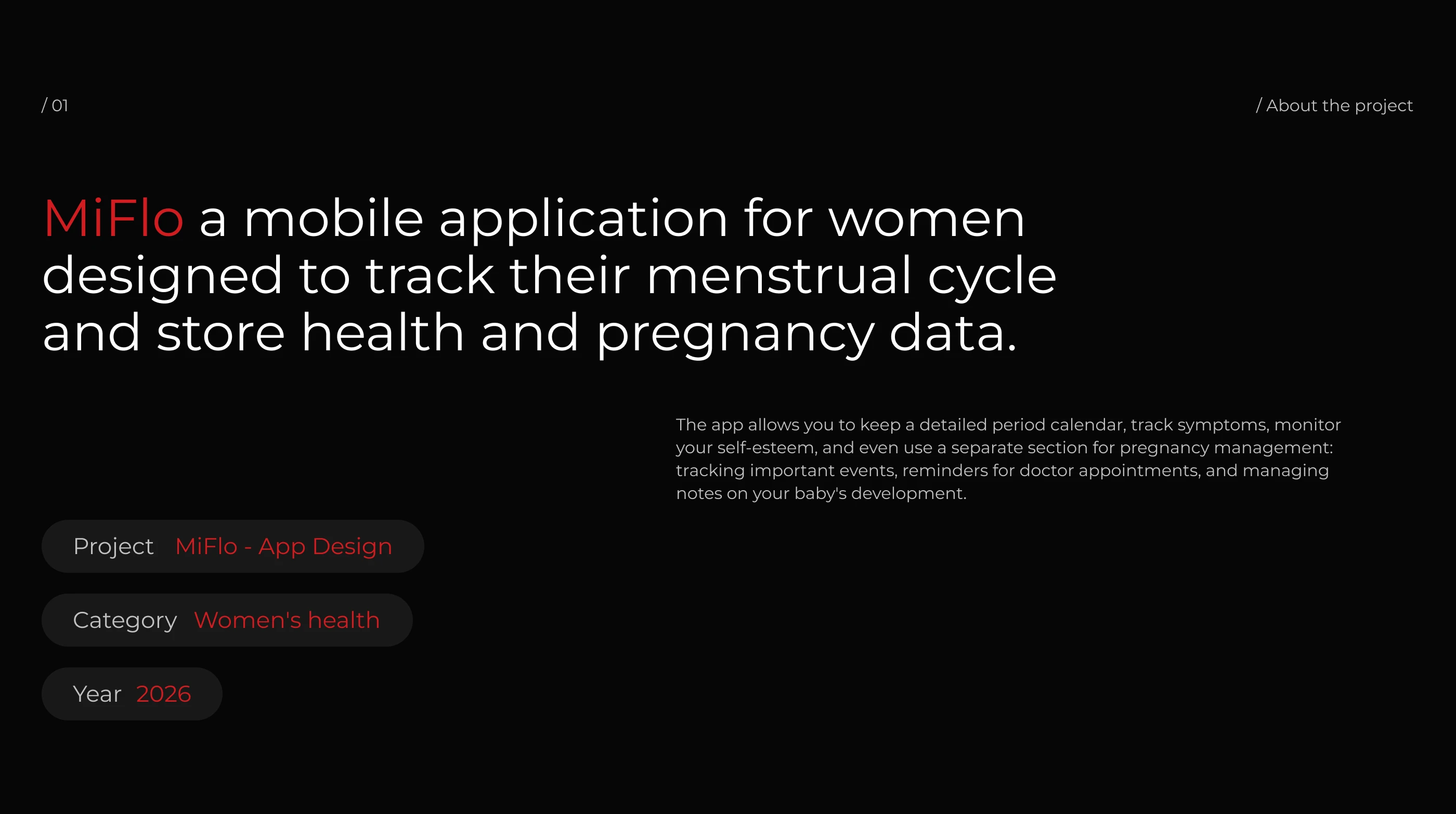 MiFlo — a mobile app: a women's calendar — Изображение №2 — Интерфейсы на Dprofile