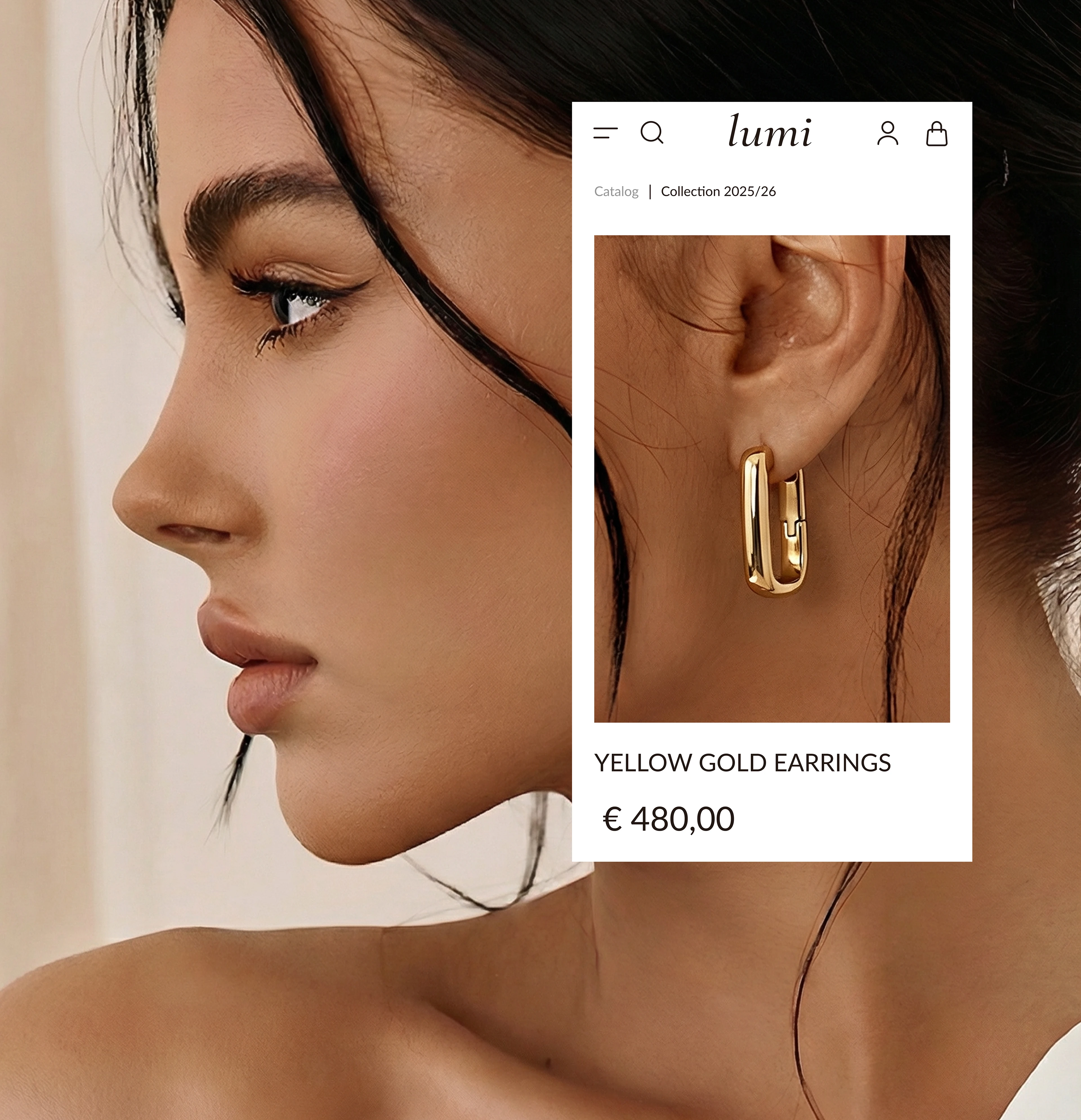Lumi - jewelry store — Изображение №5 — Интерфейсы на Dprofile