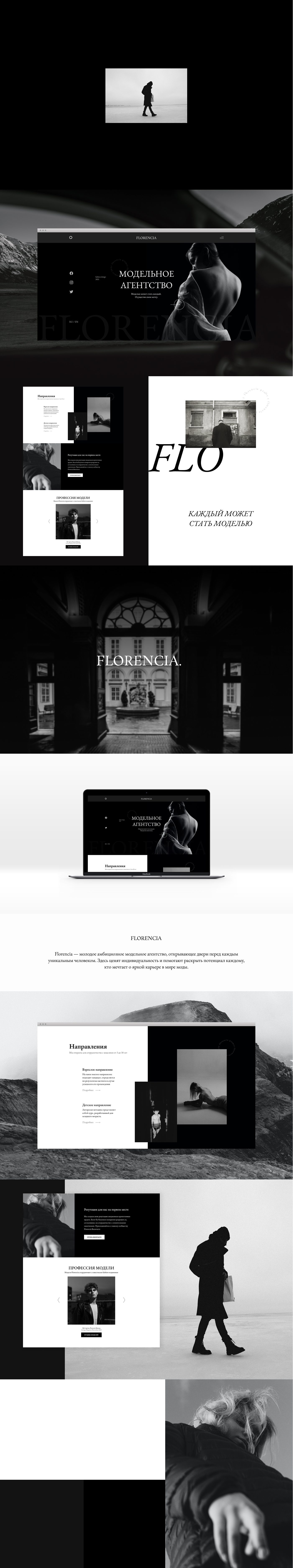 Florencia - модельное агентство — Изображение №1 — Интерфейсы на Dprofile