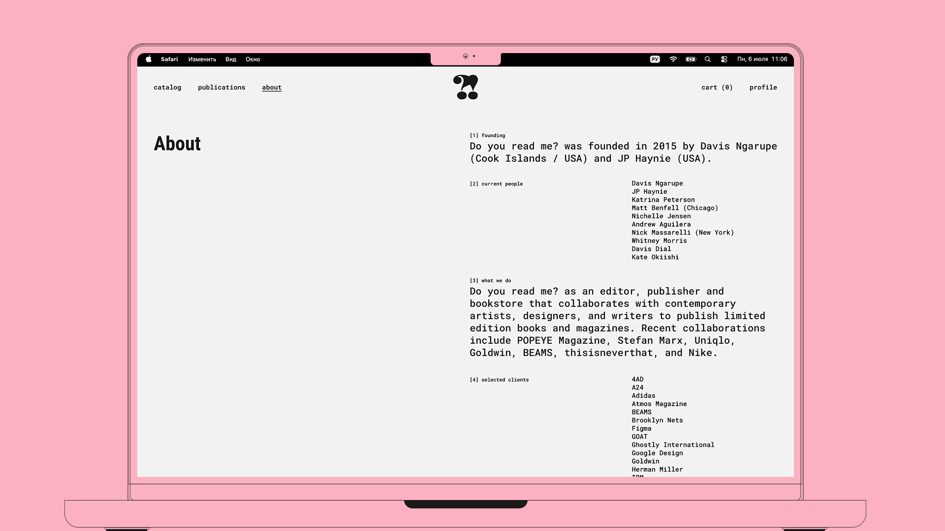 Do you read me?! Интернет-магазин книг и журналов — Изображение №14 — Интерфейсы на Dprofile