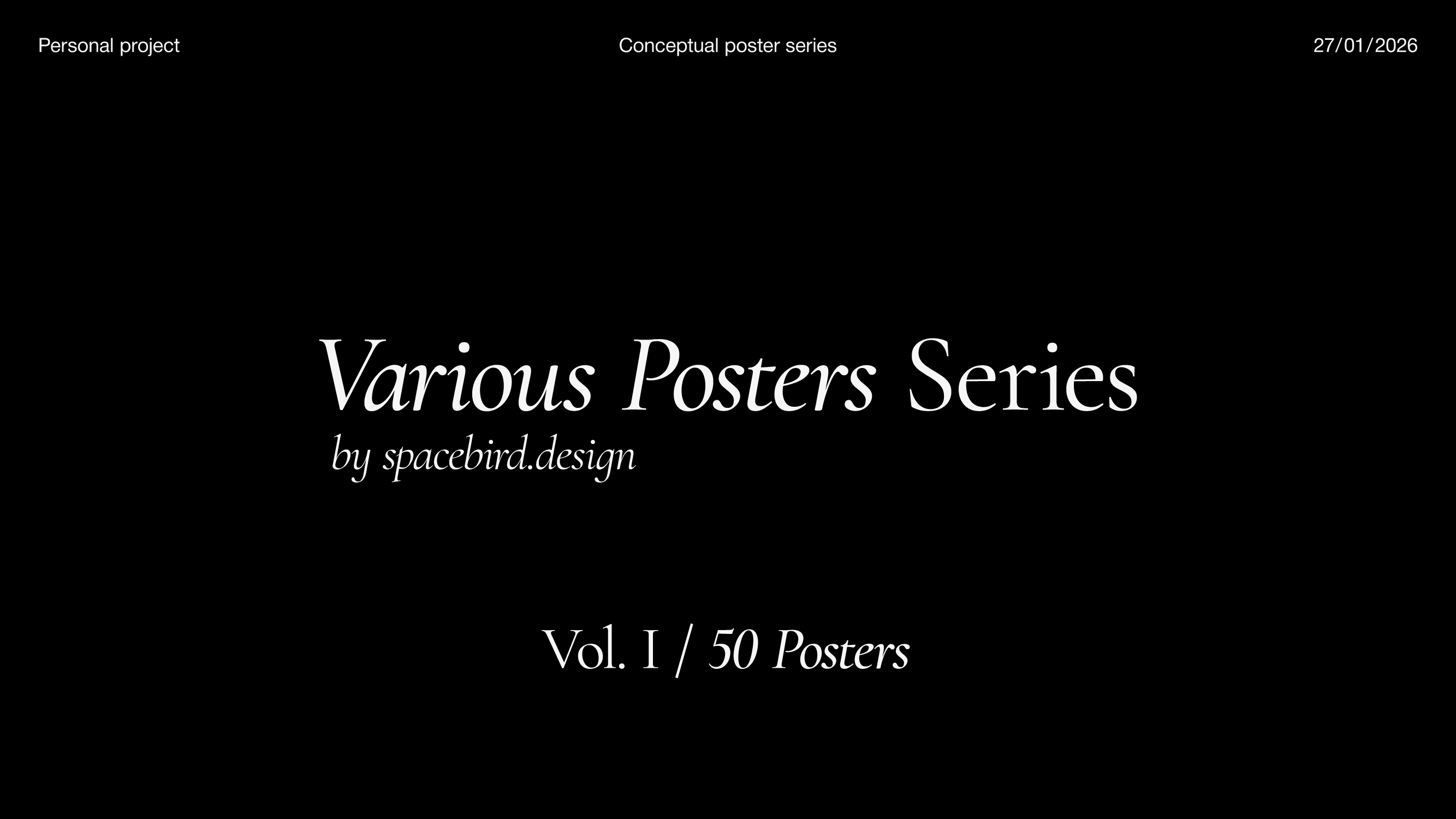 Various Posters series — Vol. I — Изображение №1 — Иллюстрация, Графика на Dprofile