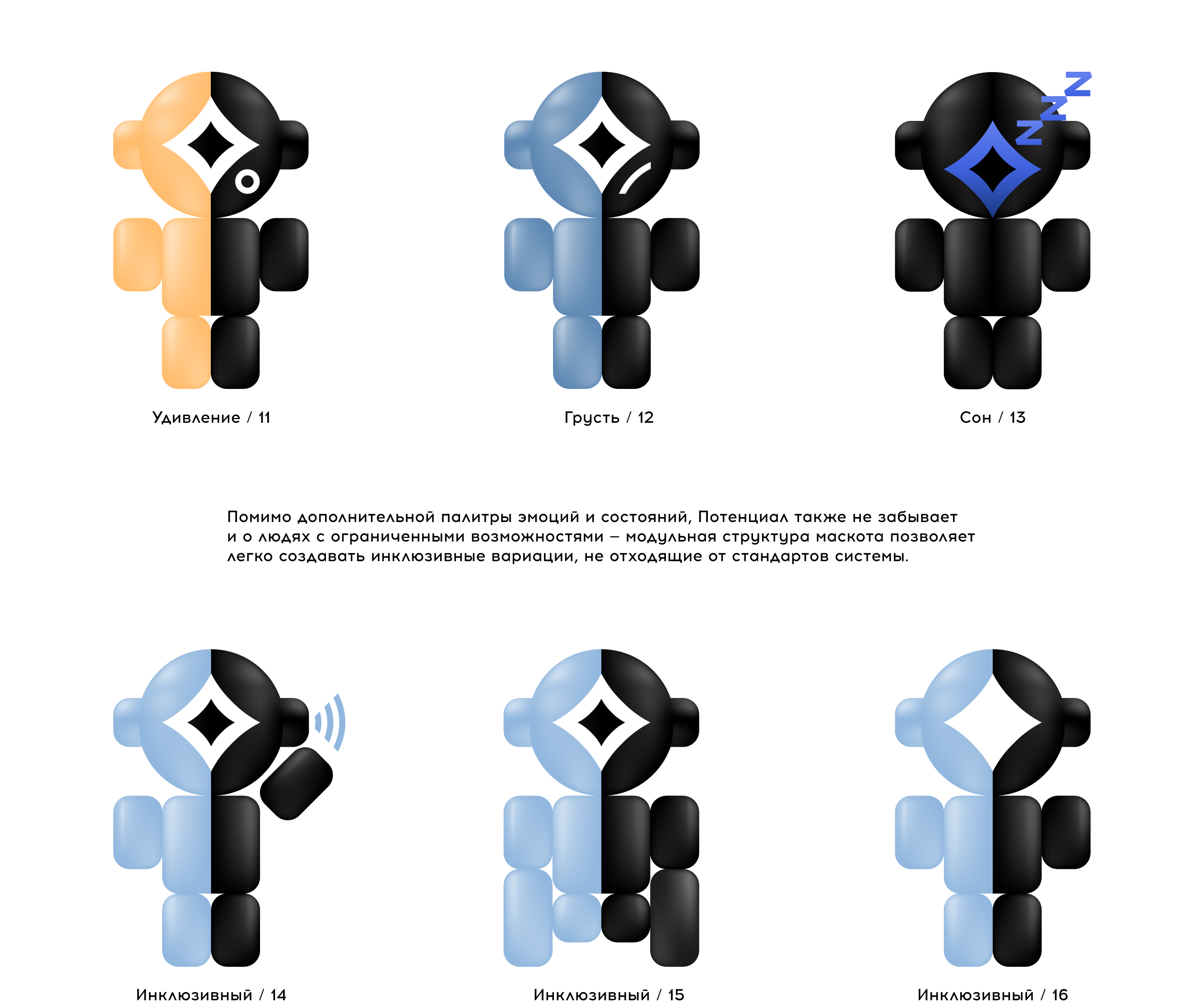 ПОТЕНЦИАЛ — Маскот «Таврида.АРТ» — Изображение №9 — Иллюстрация, Графика на Dprofile