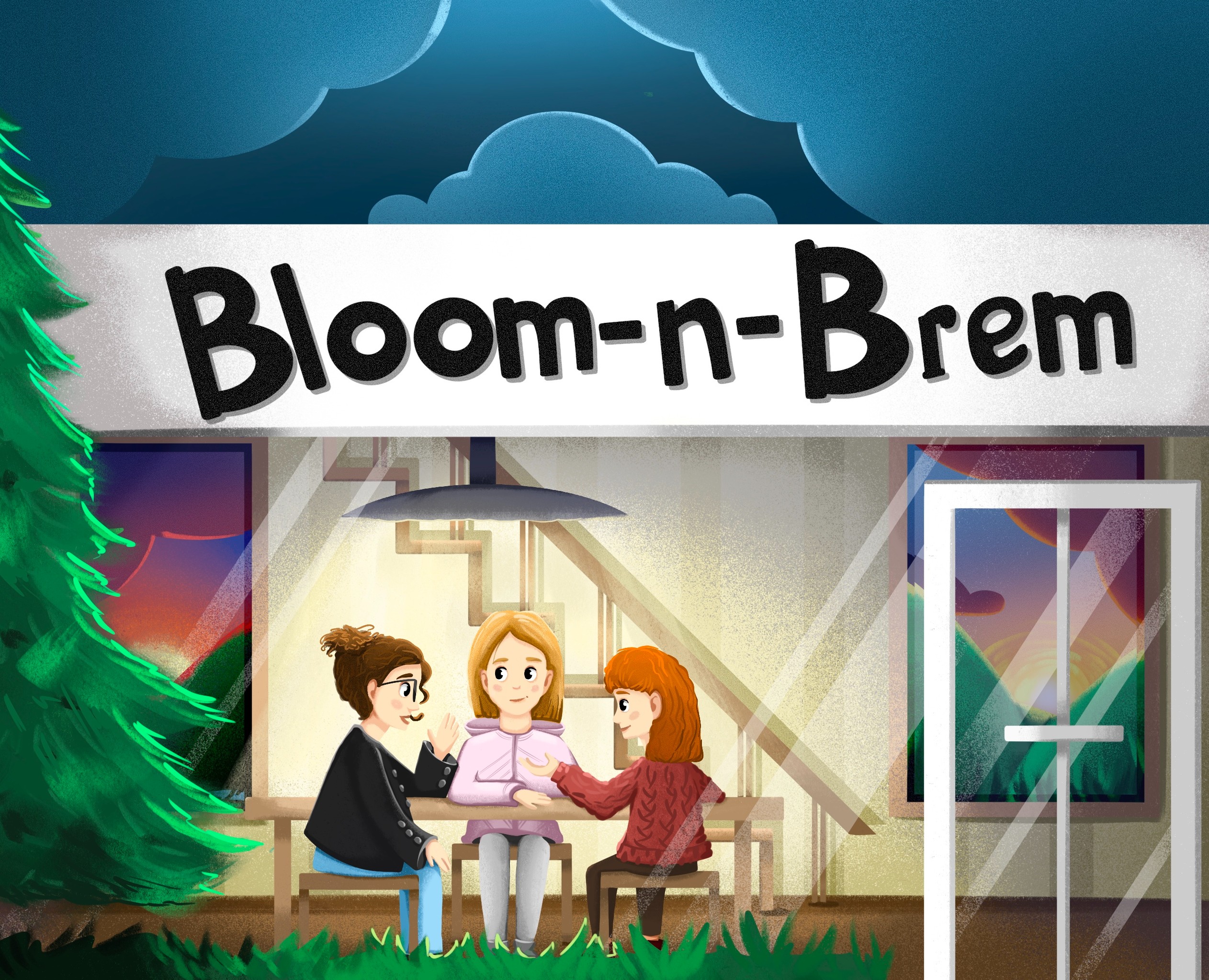 Coffee Shop Puzzles — Иллюстрация на Dprofile