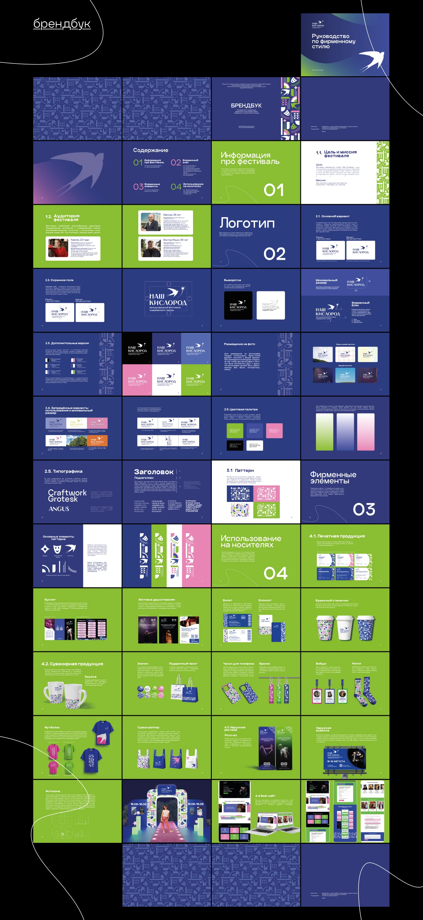 фирменный стиль "Наш кислород" — Изображение №12 — Брендинг на Dprofile