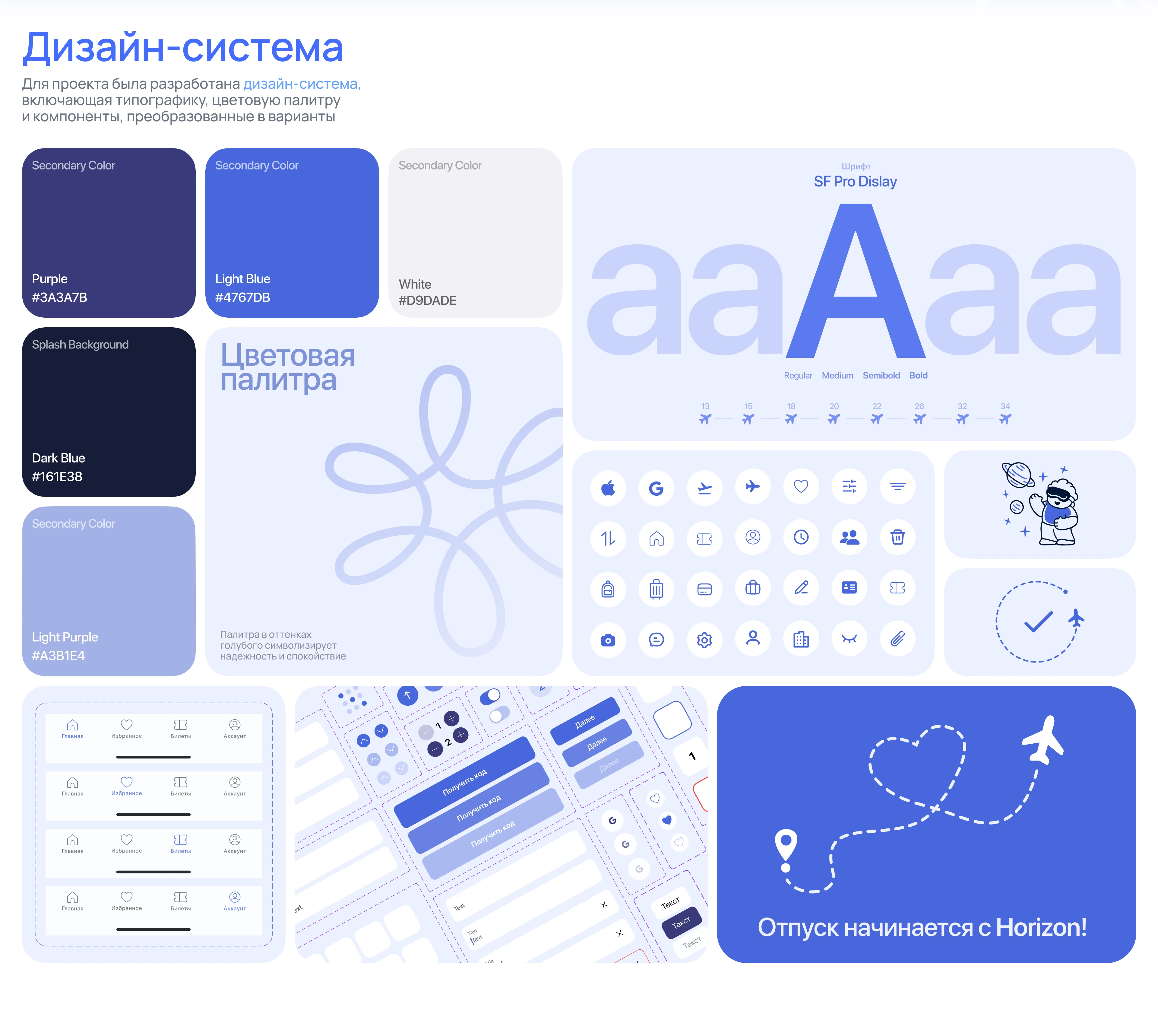 HORIZON | Дизайн мобильного приложения — Изображение №13 — Интерфейсы на Dprofile