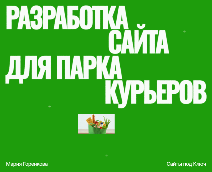Сайт под ключ для парка Курьеров на Dprofile