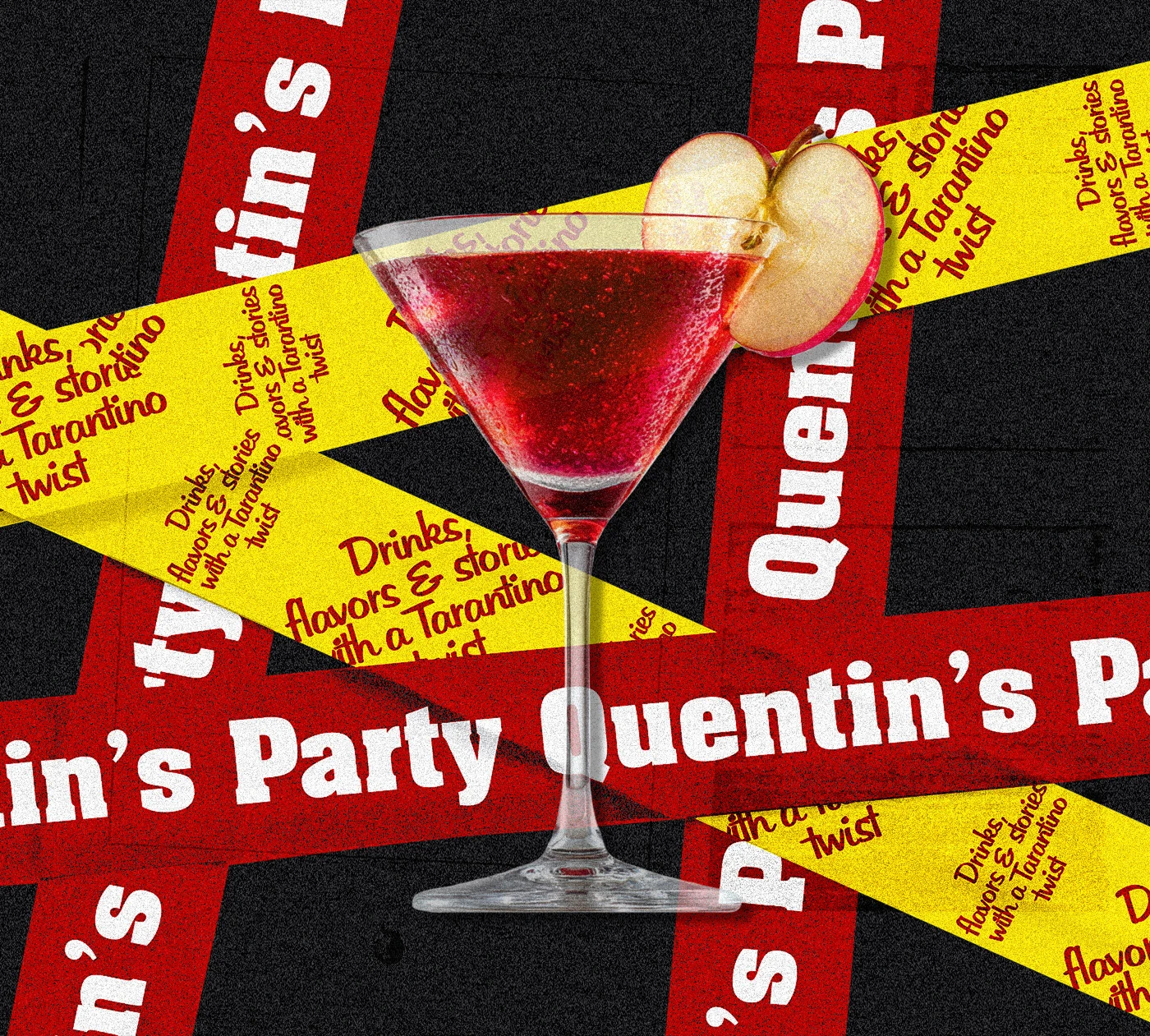Quentin’s Party /Conceptual Identity for a Themed Event — Изображение №8 — Брендинг, Графика на Dprofile
