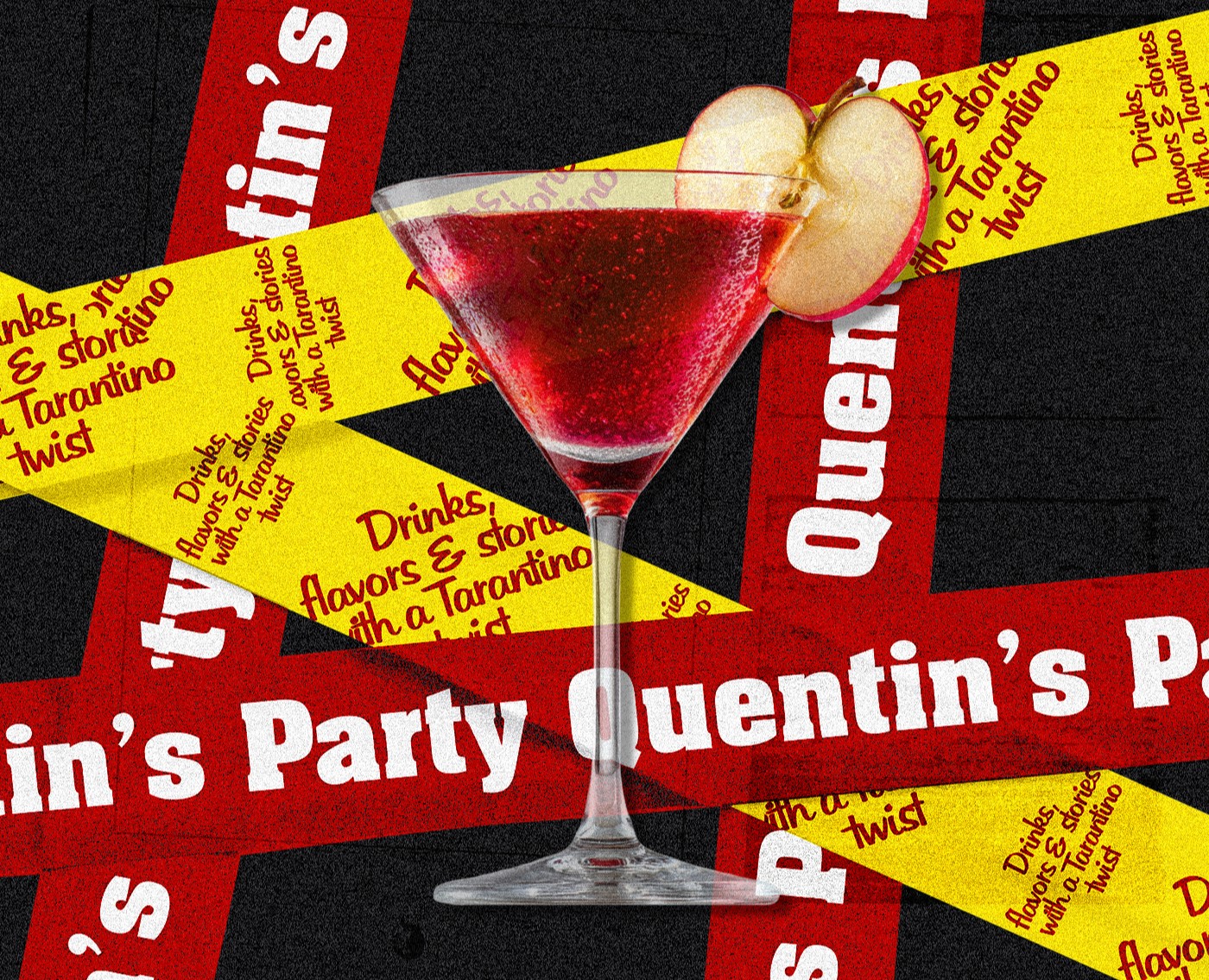 Quentin’s Party /Conceptual Identity for a Themed Event на Dprofile