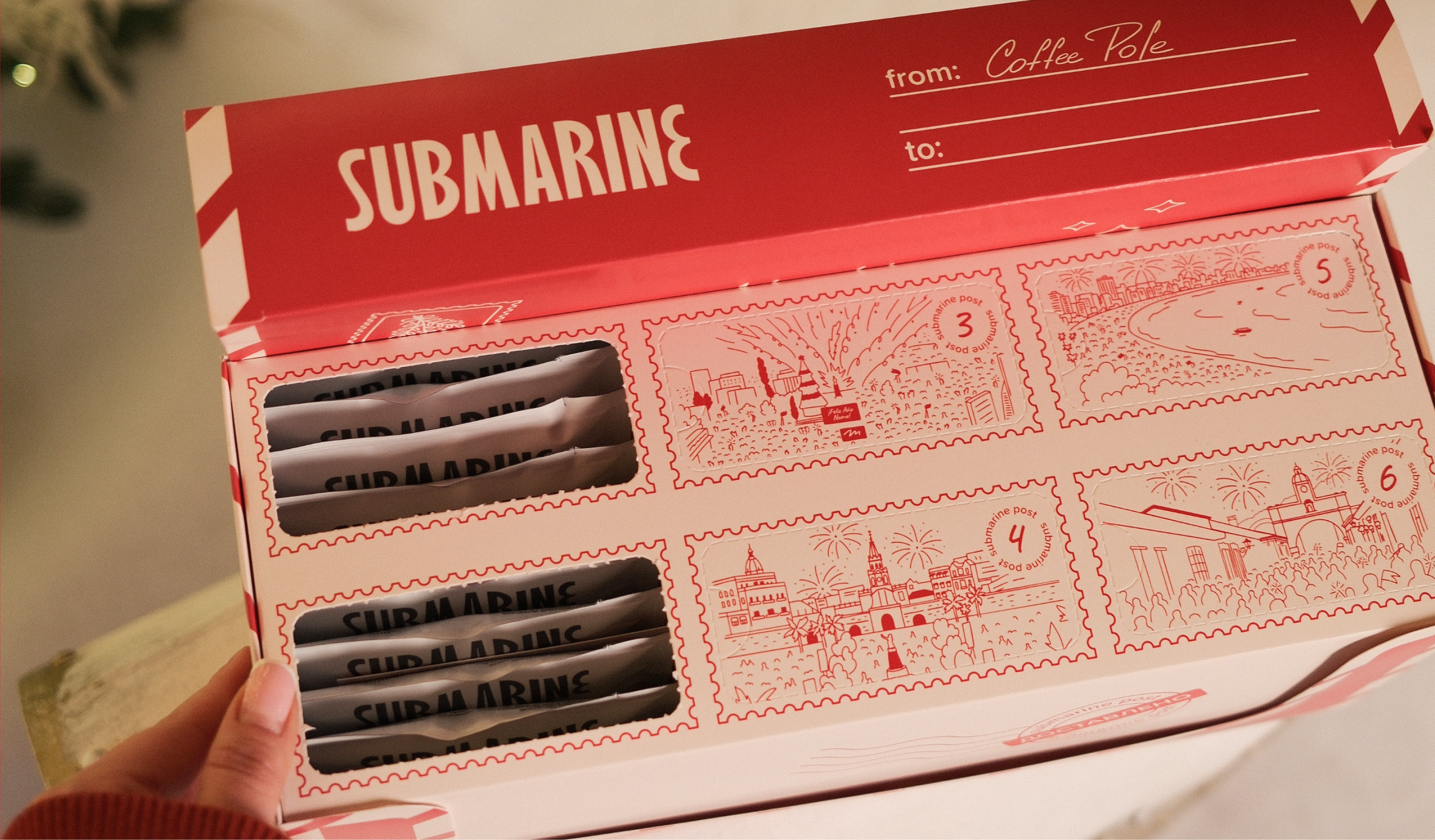 Submarine. Новогодний дизайн упаковки кофе — Изображение №11 — Брендинг, Иллюстрация на Dprofile