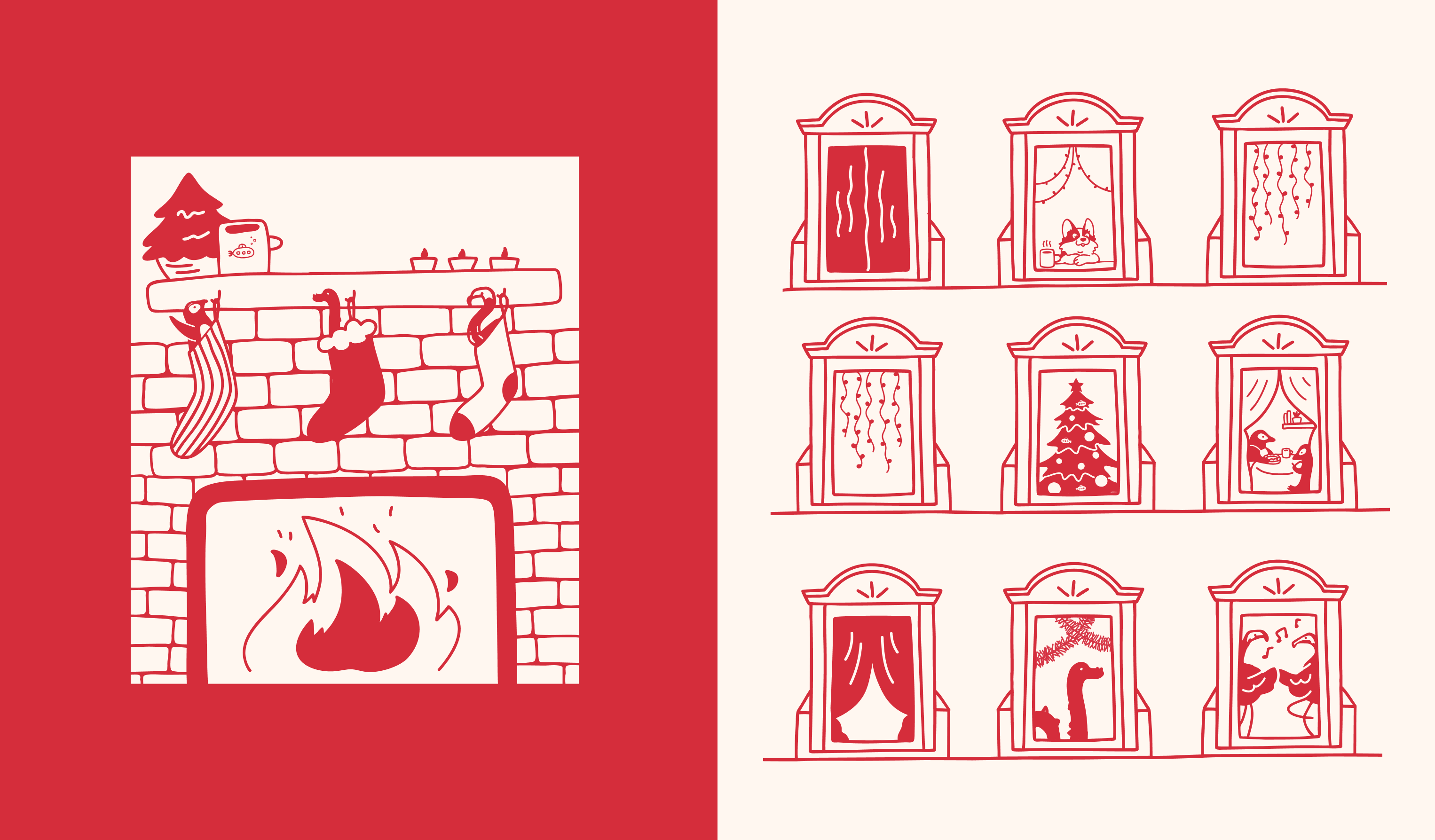 Submarine. Новогодний дизайн упаковки кофе — Изображение №6 — Брендинг, Иллюстрация на Dprofile