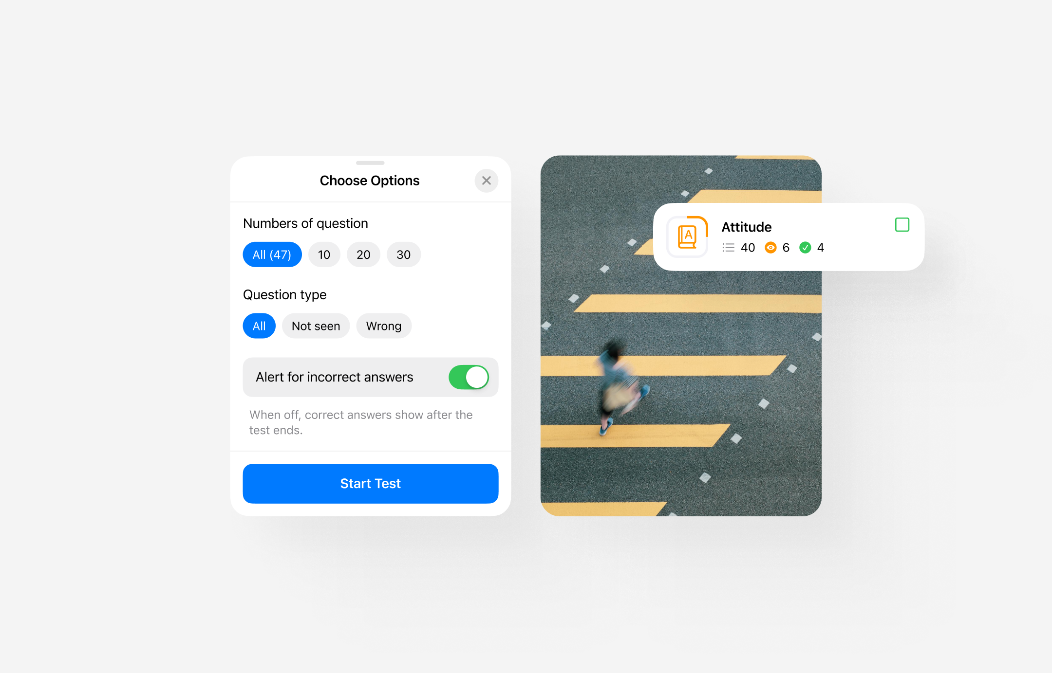 Mobile App Design — Driving Theory Test — Изображение №16 — Интерфейсы на Dprofile