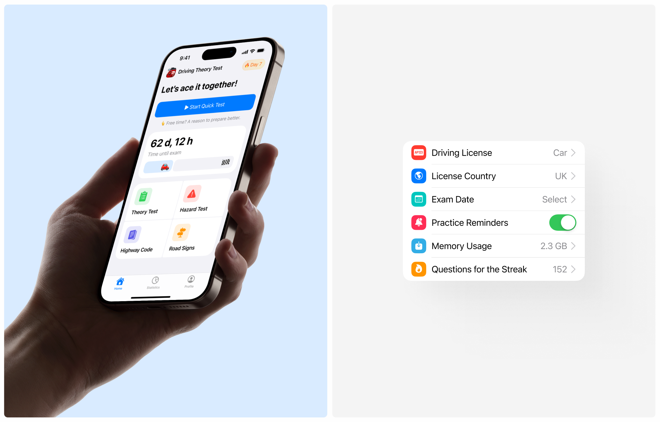 Mobile App Design — Driving Theory Test — Изображение №14 — Интерфейсы на Dprofile