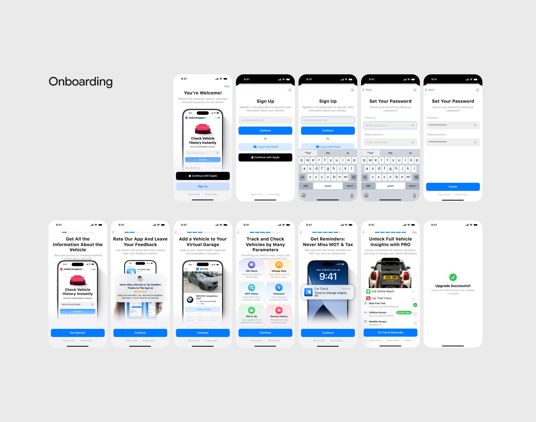 Mobile App Design — Car Check — Изображение №8 — Интерфейсы на Dprofile