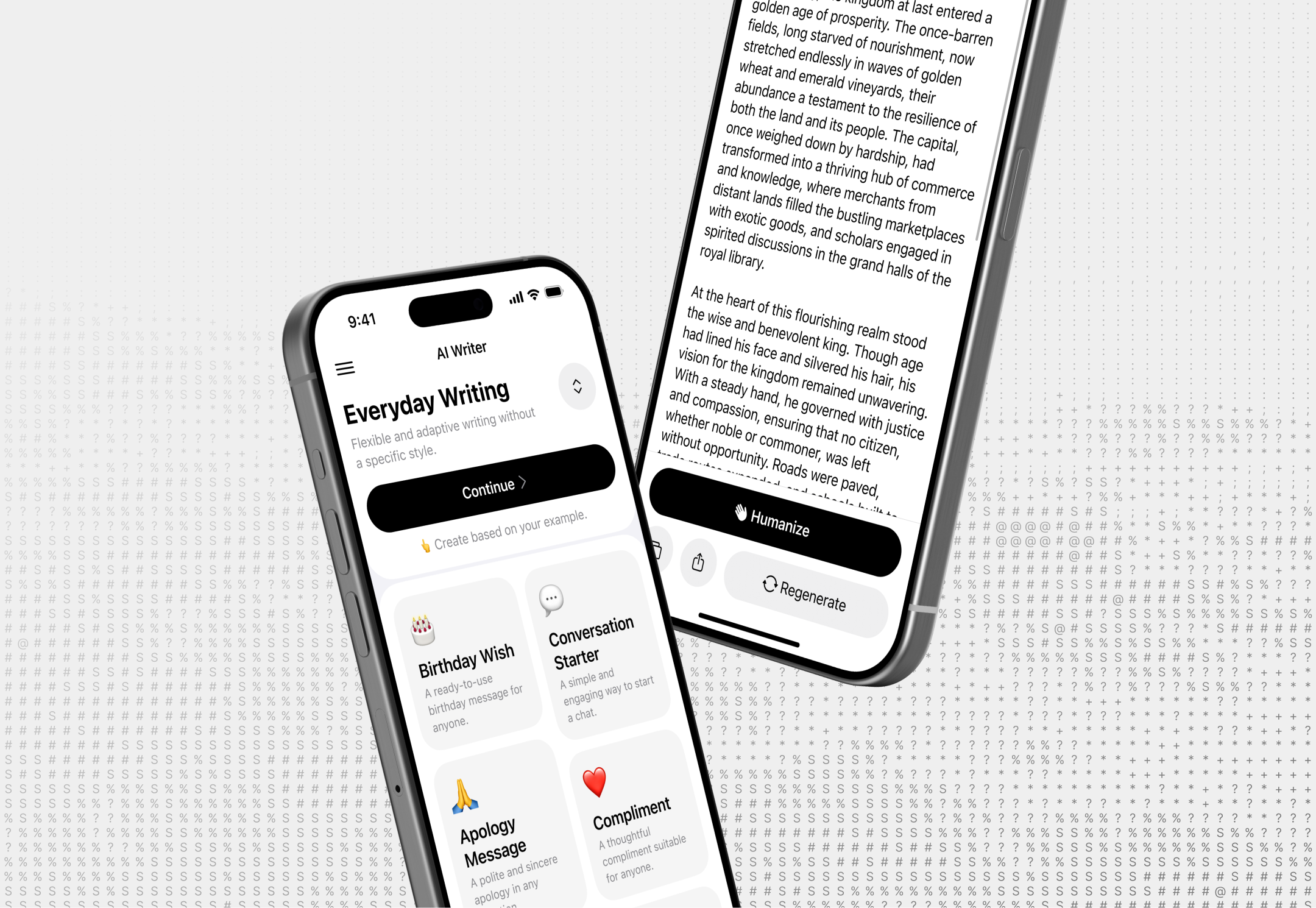 AI Assistant App for Perfect Writing — Изображение №1 — Интерфейсы на Dprofile