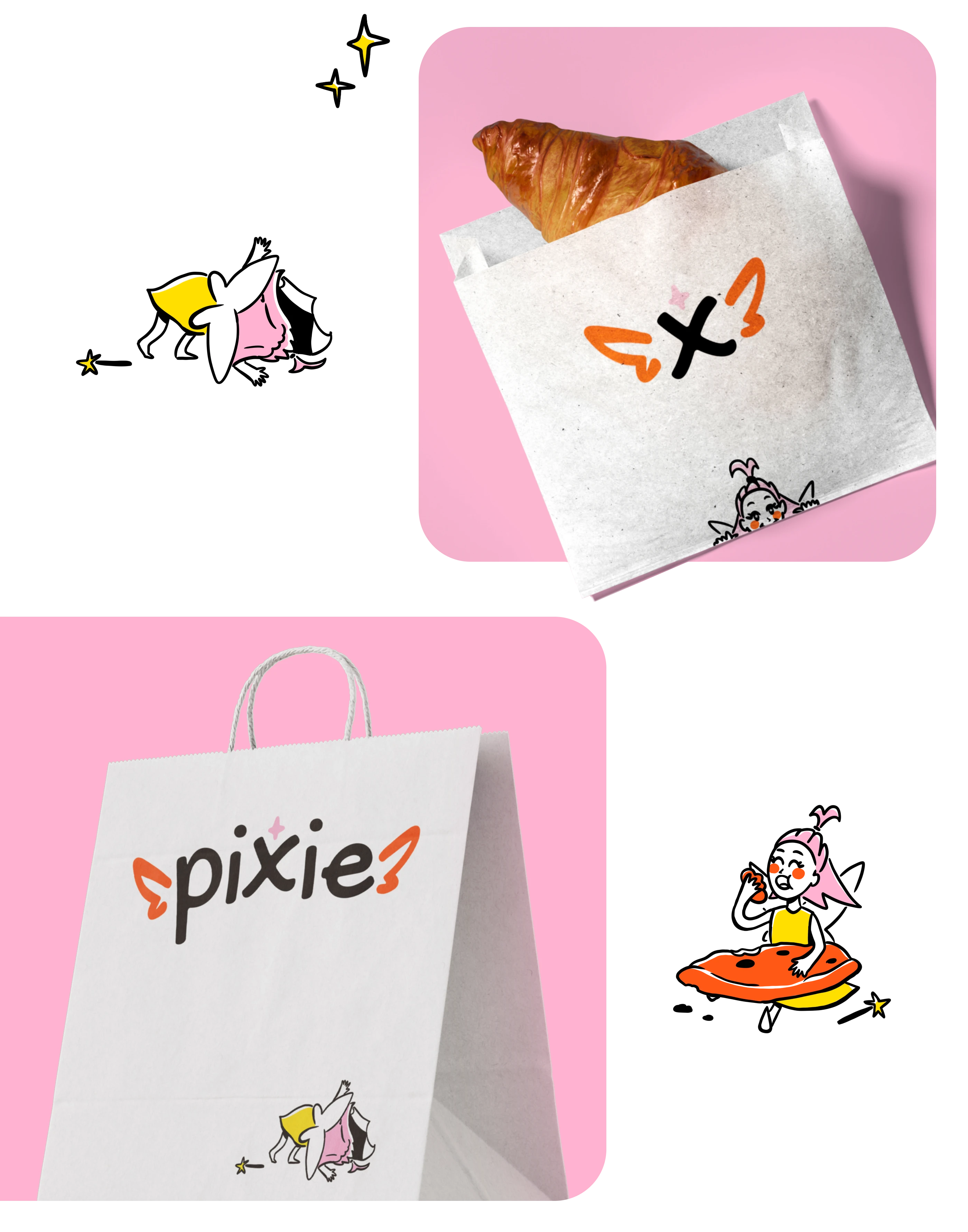 PIXIE COFFEE SHOP | Визуальная айдентика — Изображение №14 — Брендинг, Иллюстрация на Dprofile