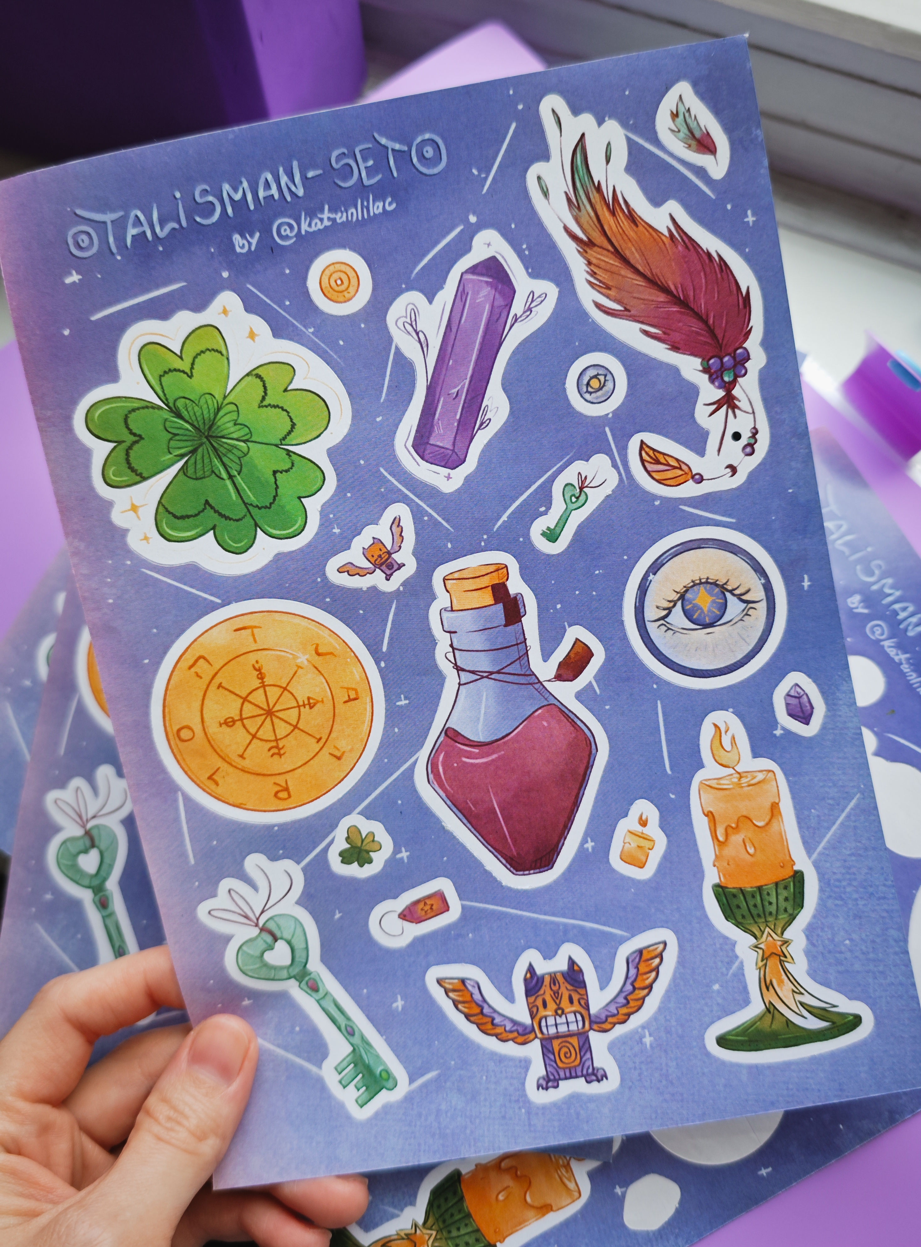 Стикерпак | Набор талисманов — Изображение №6 — Иллюстрация на Dprofile