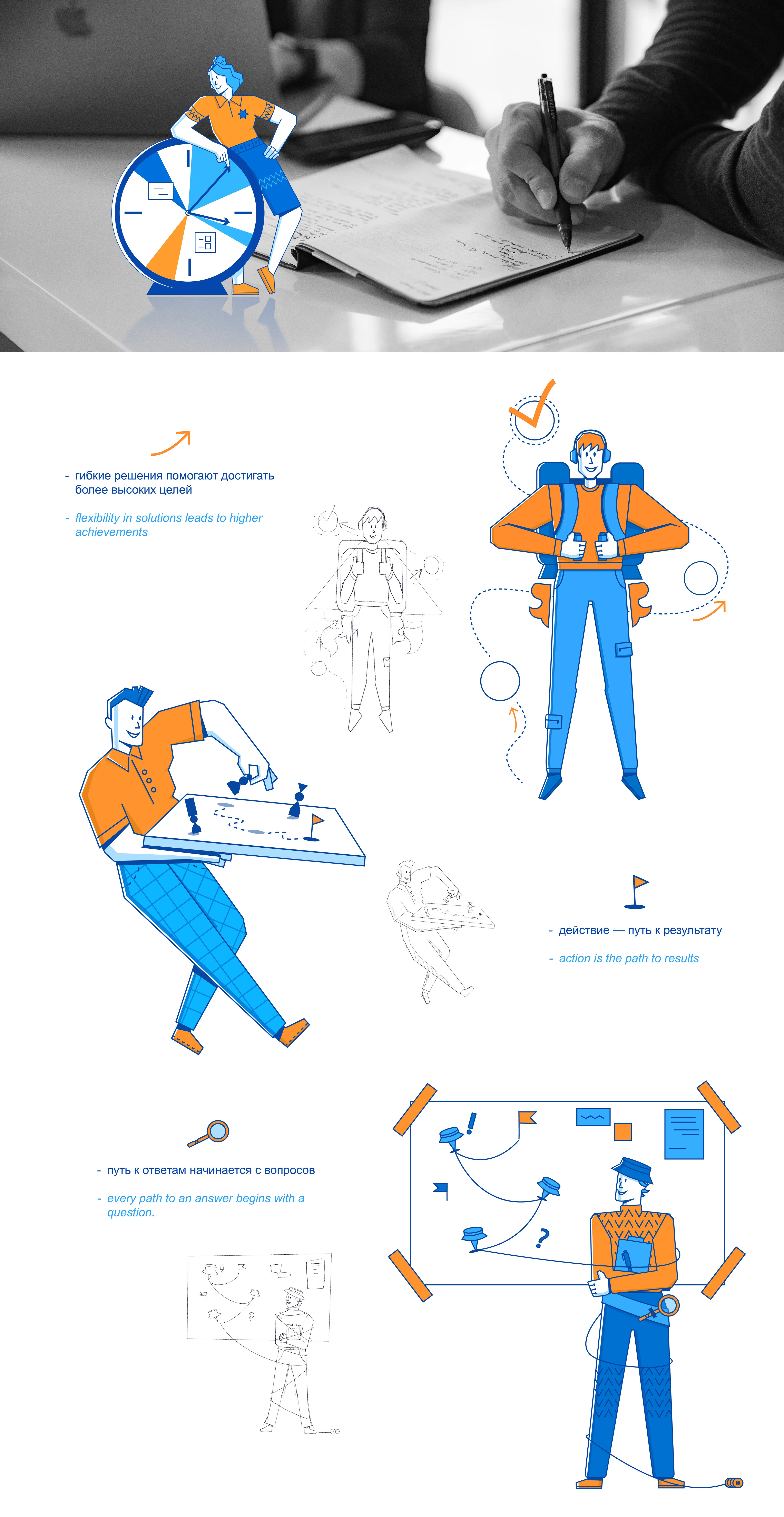 30 персонажей на тему бизнеса| векторная иллюстрация — Изображение №6 — Иллюстрация на Dprofile