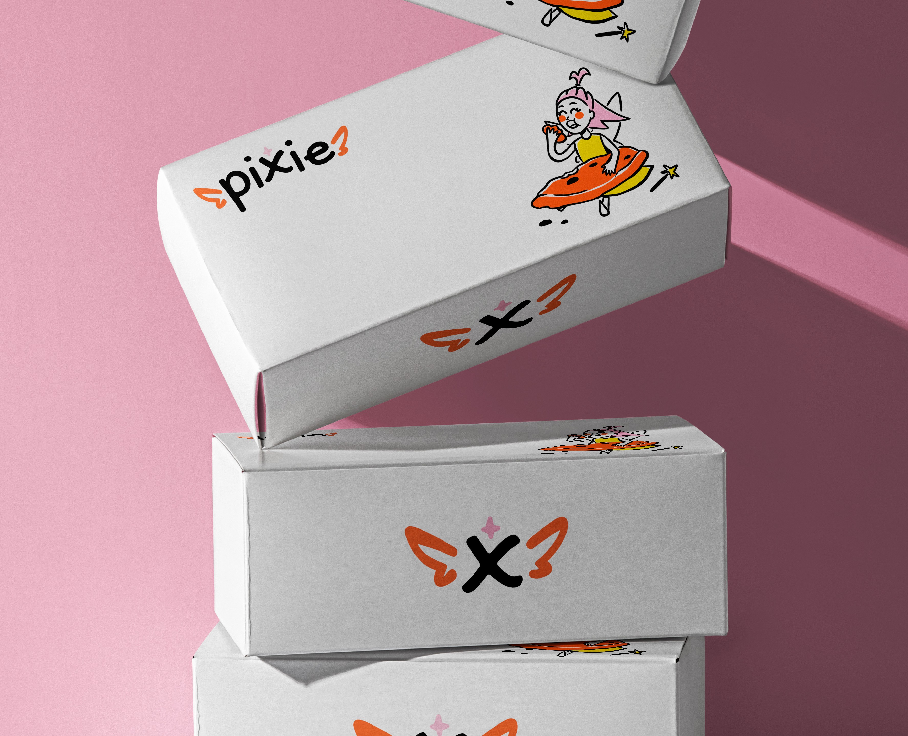PIXIE COFFEE SHOP | Визуальная айдентика — Брендинг, Иллюстрация на Dprofile
