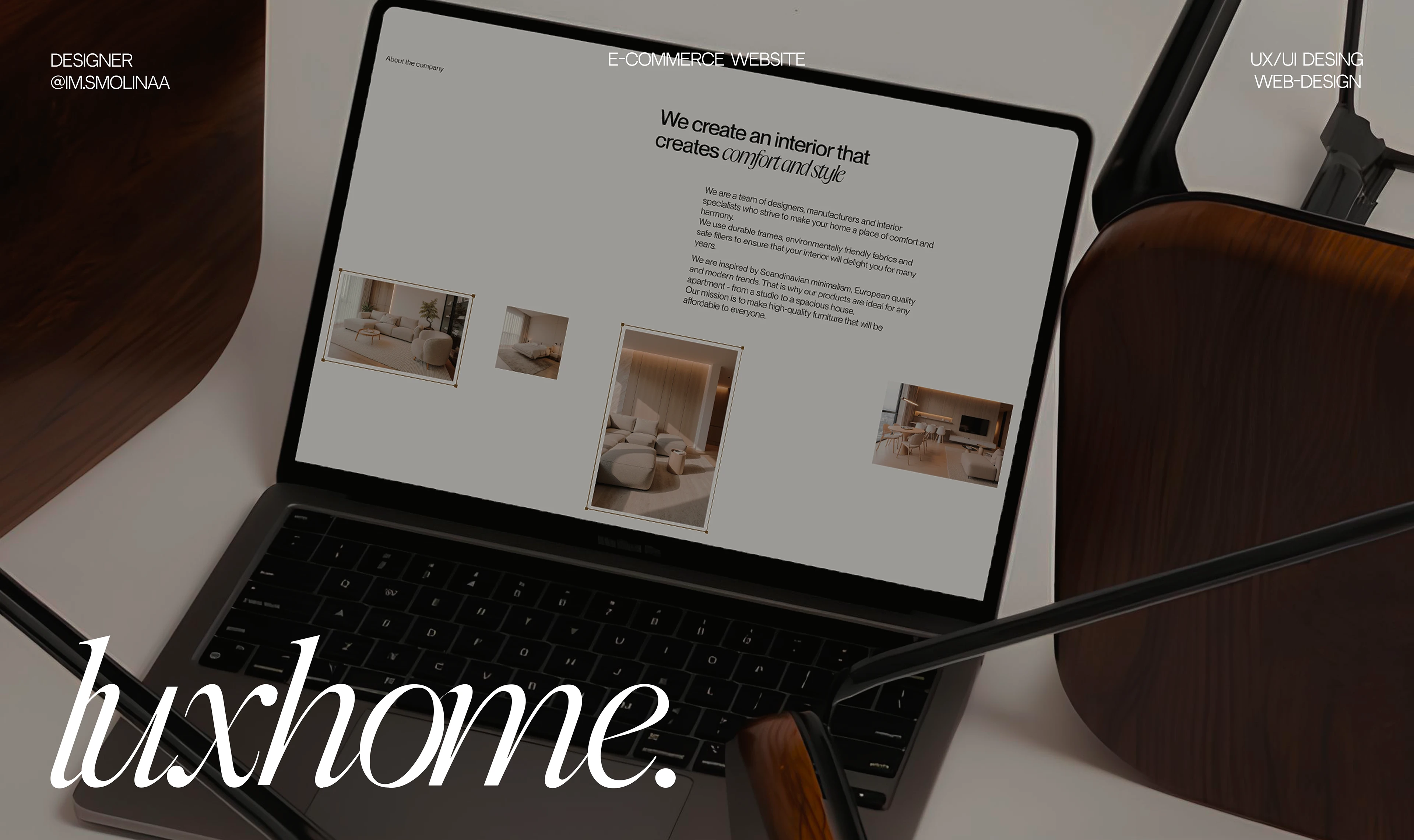 Дизайн сайта студии интерьера — Изображение №1 — Интерфейсы на Dprofile