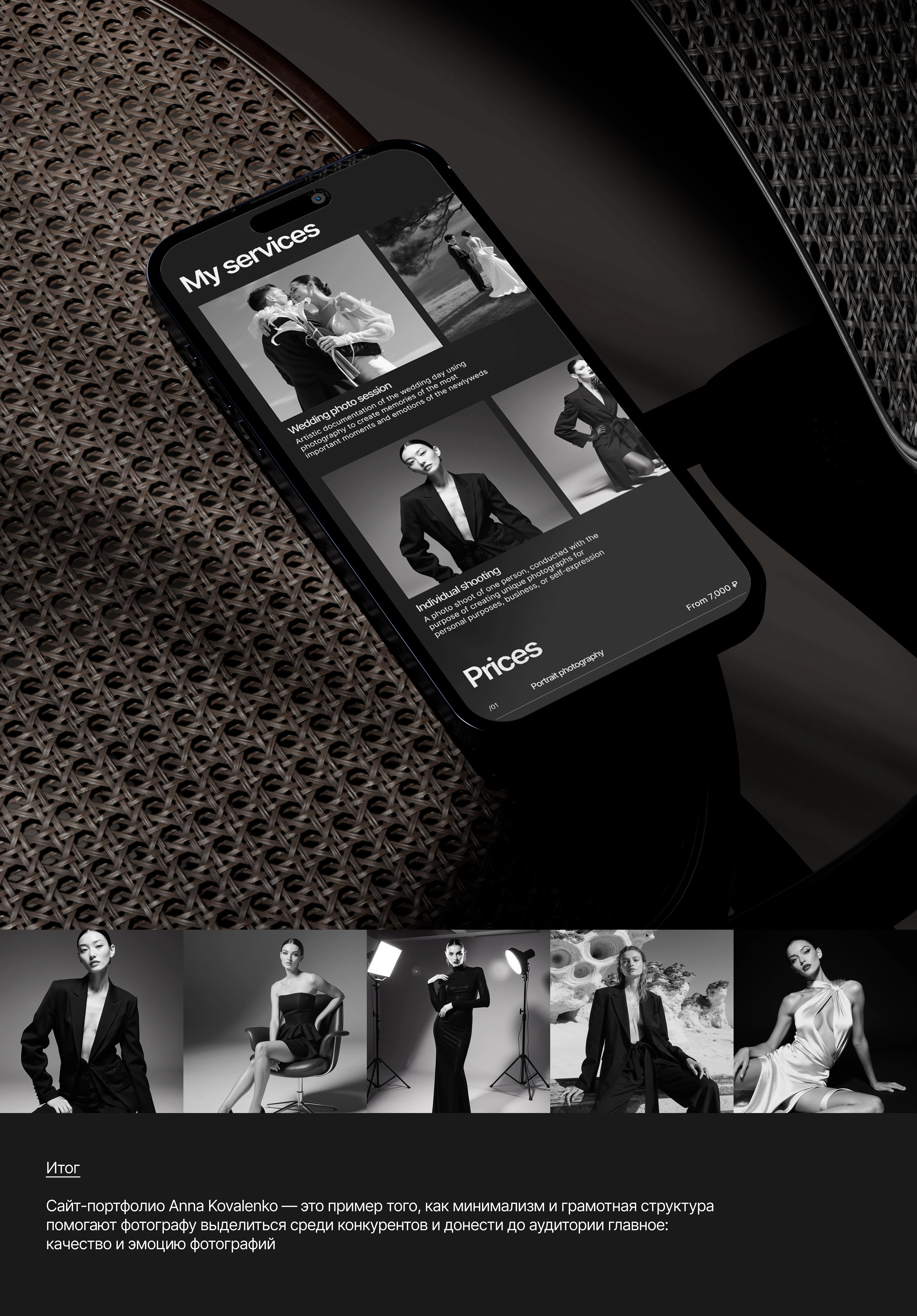 Сайт для фотографа / разработка сайта под ключ — Изображение №8 — Интерфейсы на Dprofile