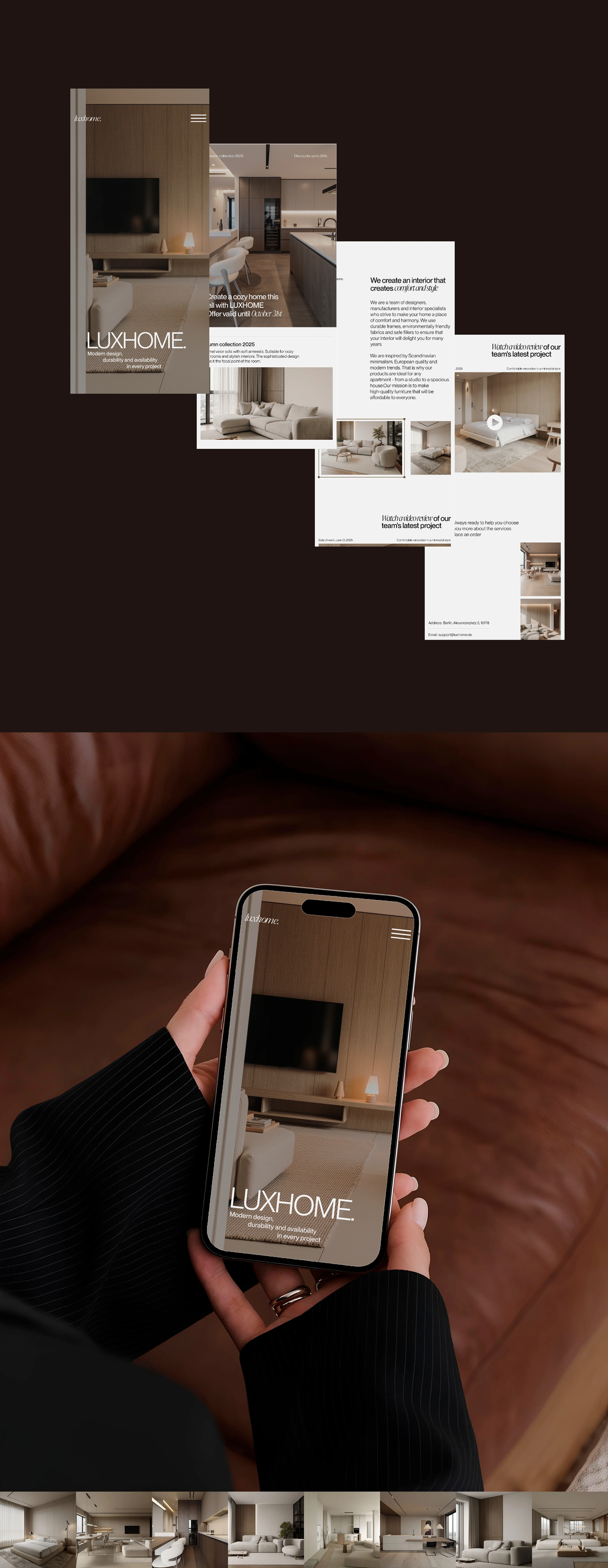 Дизайн сайта студии интерьера — Изображение №6 — Интерфейсы на Dprofile