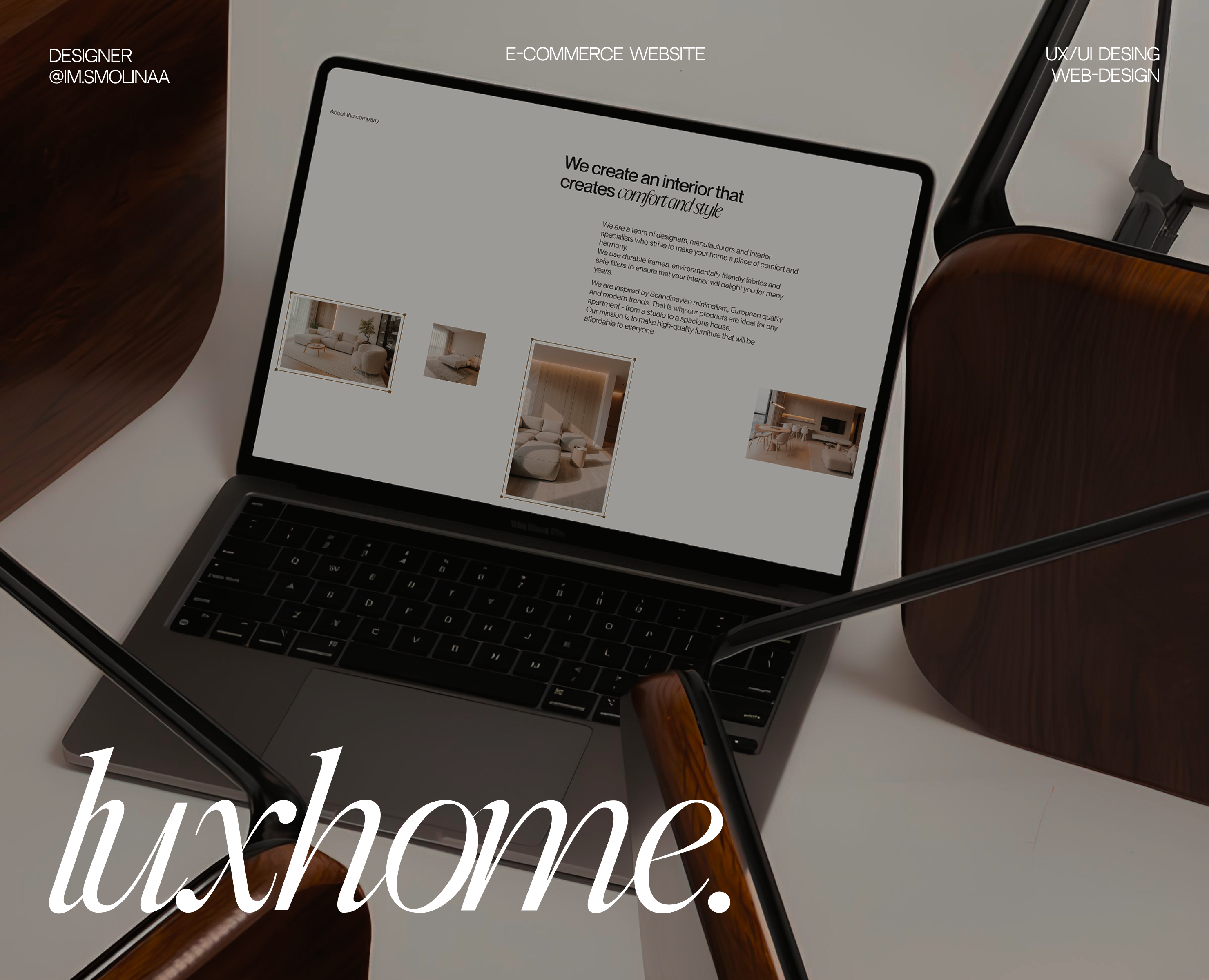 Дизайн сайта студии интерьера — Интерфейсы на Dprofile